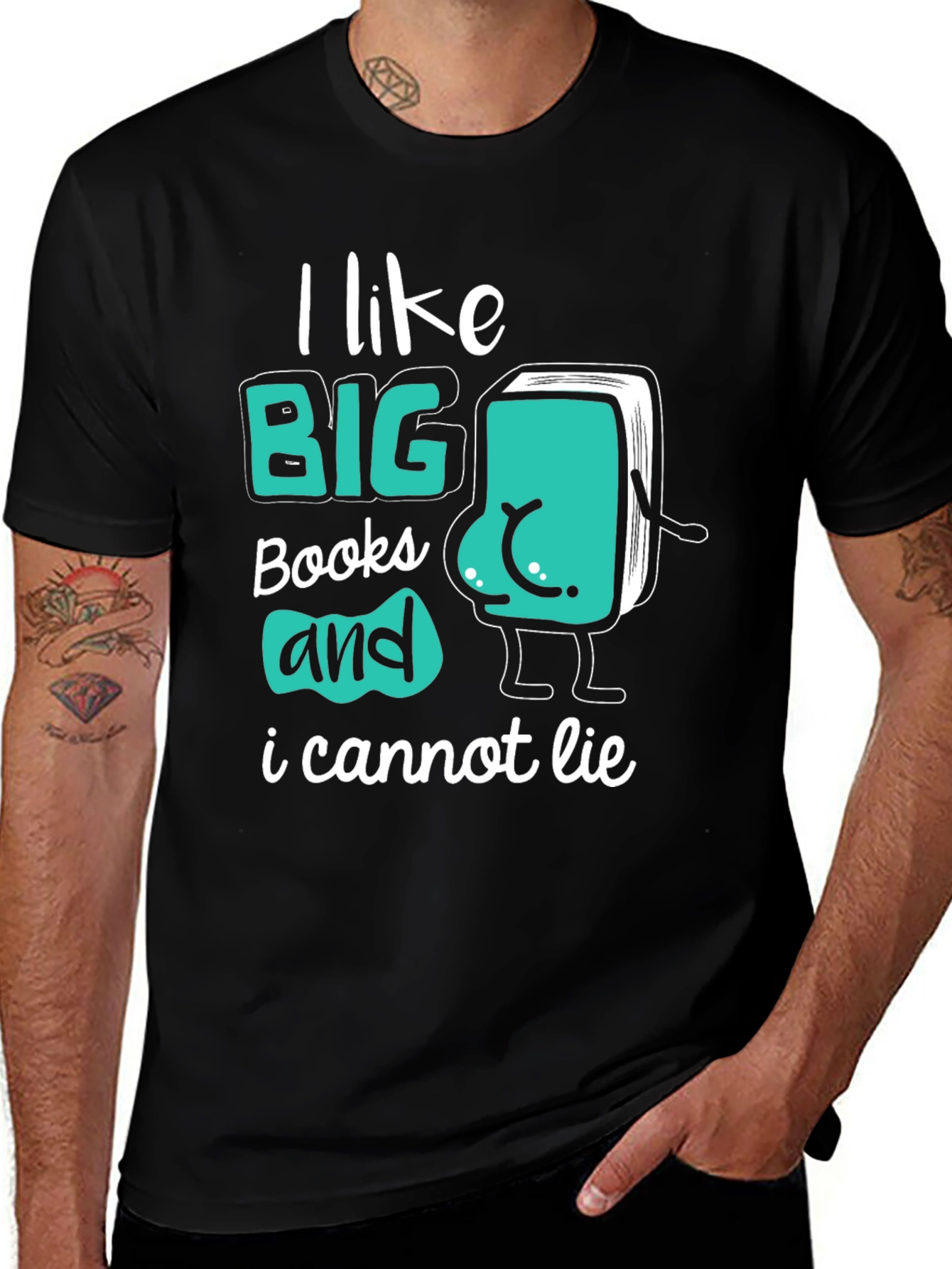 I Like Big Books Funny Graphic Tee