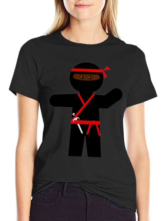 Ninja Cartoon Graphic Novelty T-Shirt