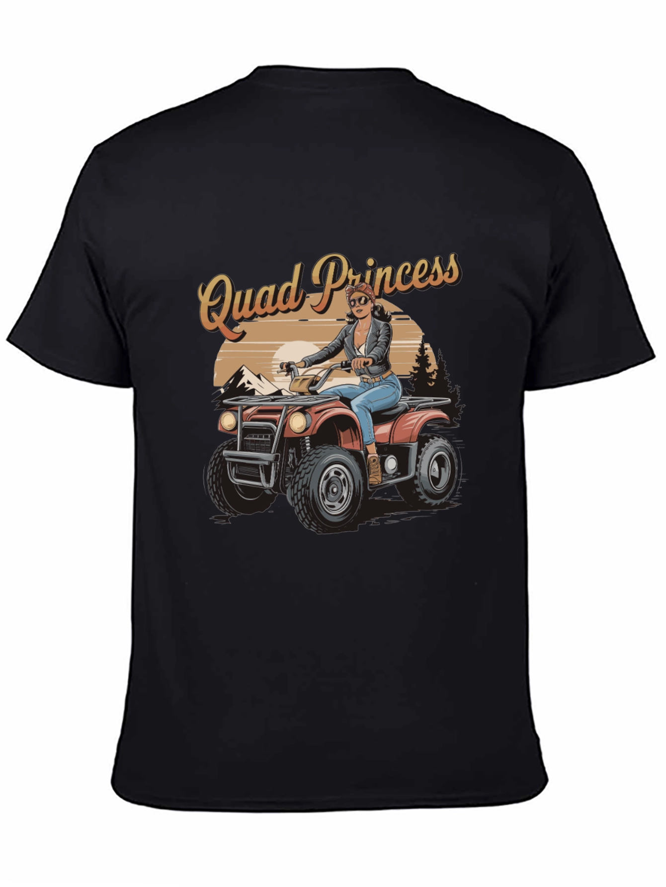 Quad Princess ATV T-Shirt - Off-Road Adventure