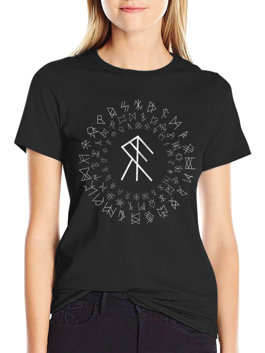 Rune Circle T-Shirt - Viking Inspired Graphic Tee