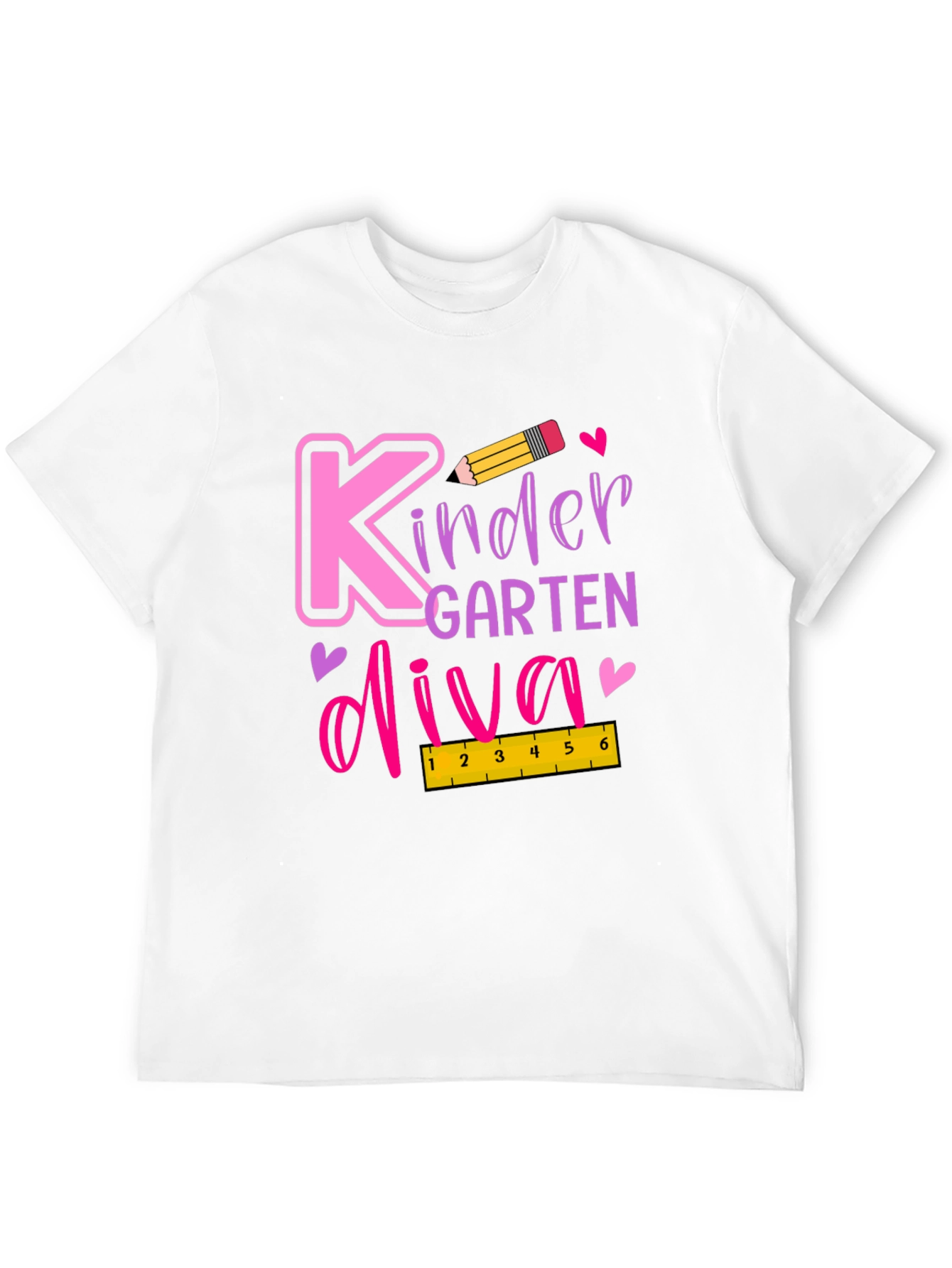 Kindergarten Diva Black T-Shirt