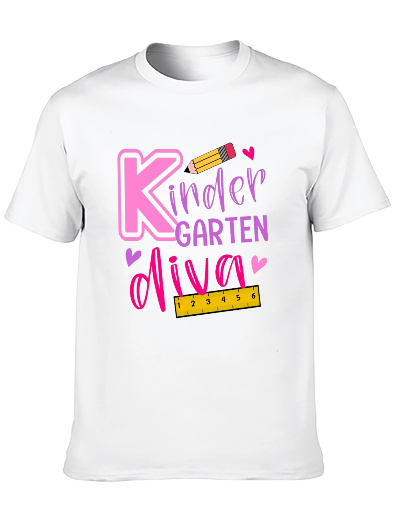 Kindergarten Diva Black T-Shirt
