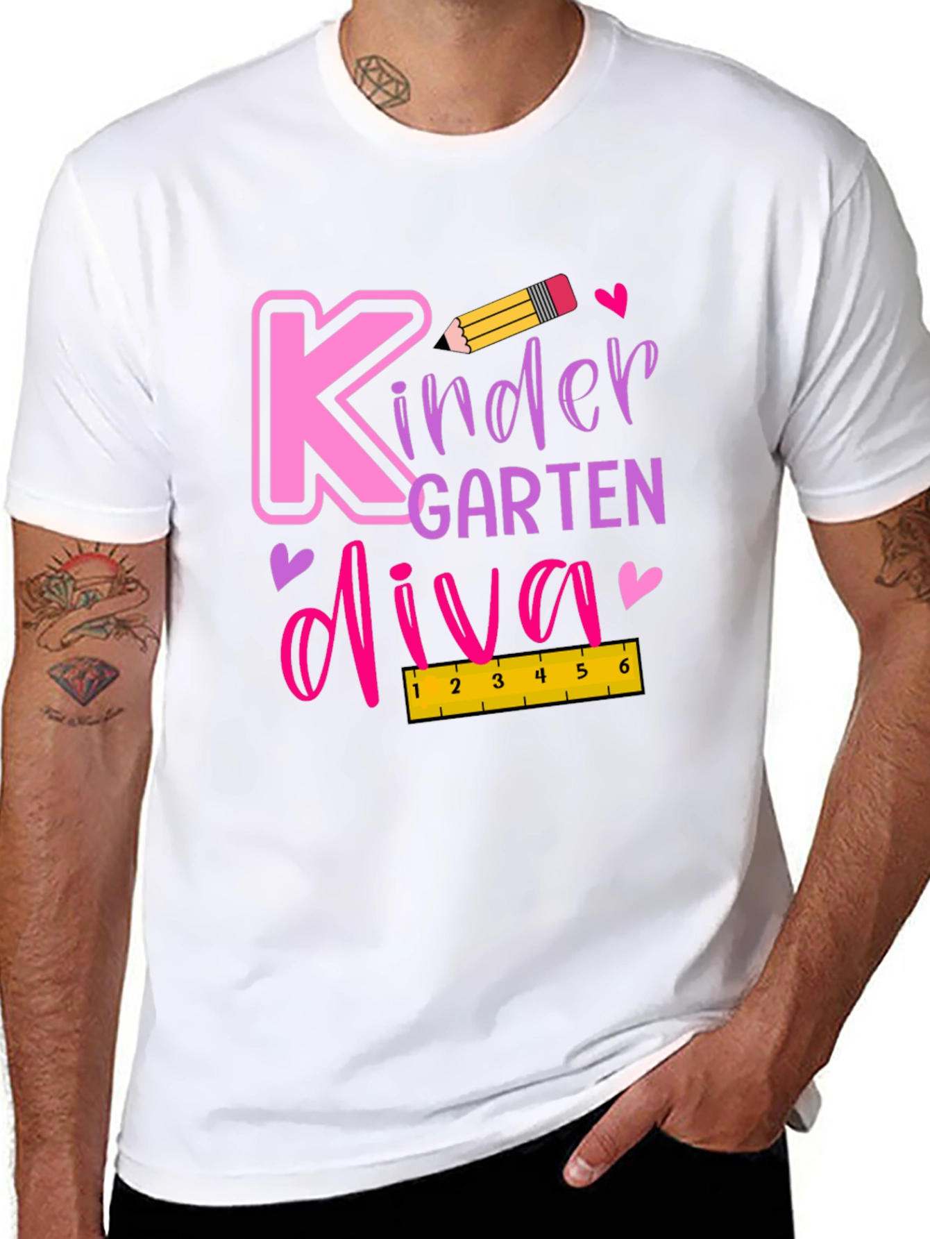 Kindergarten Diva Black T-Shirt