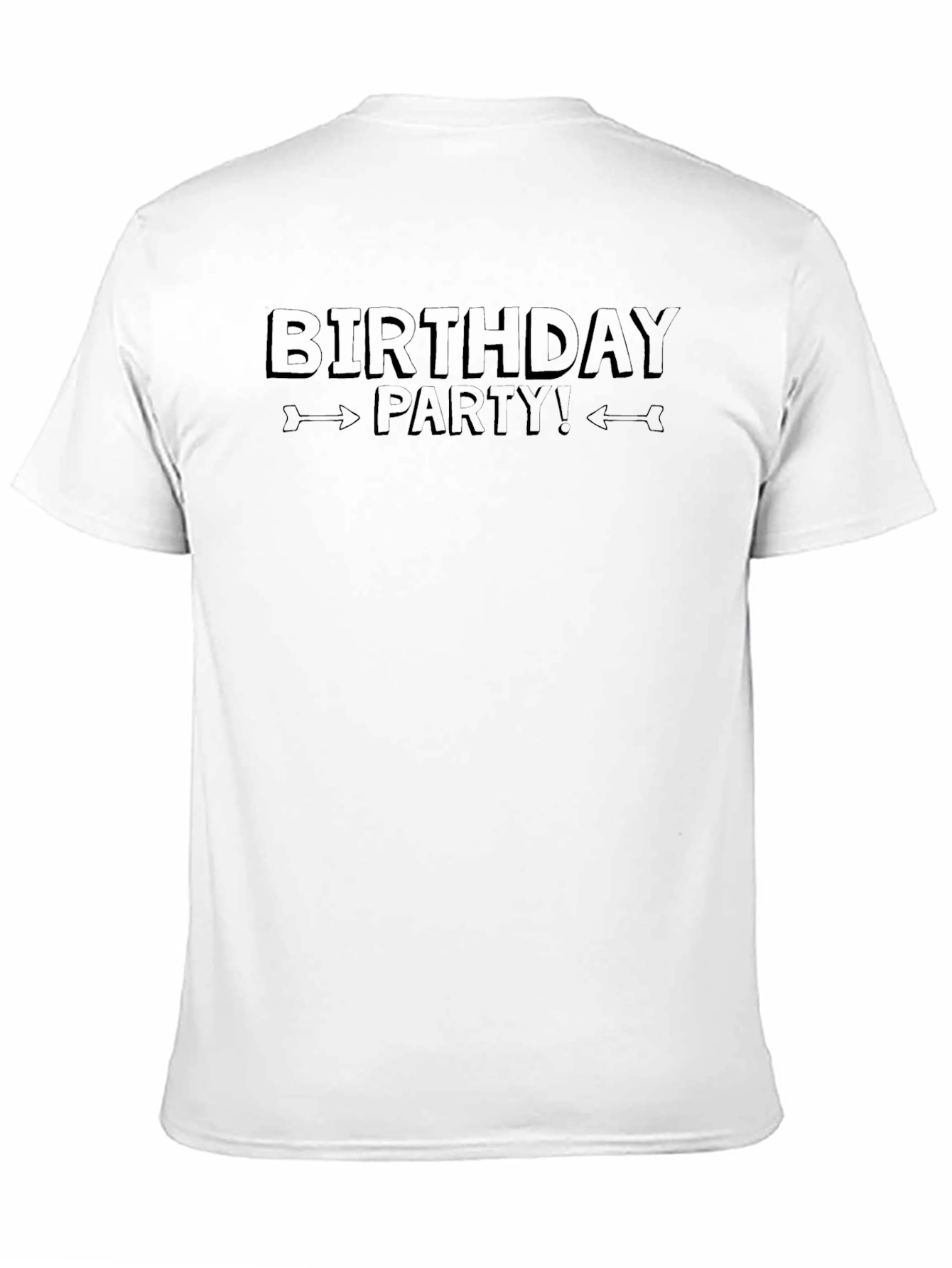 Birthday Party Graphic Tee - Black