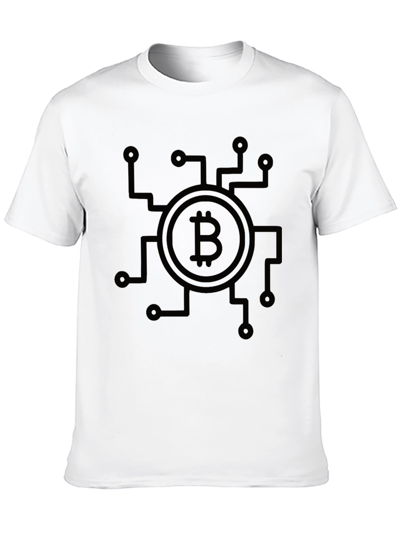 Bitcoin Circuit Black T-Shirt