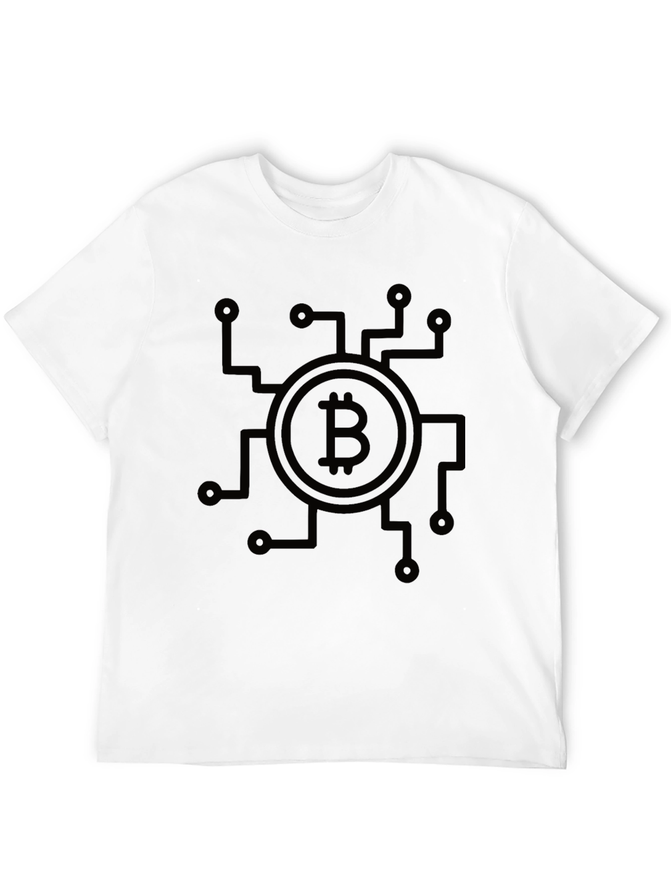 Bitcoin Circuit Black T-Shirt