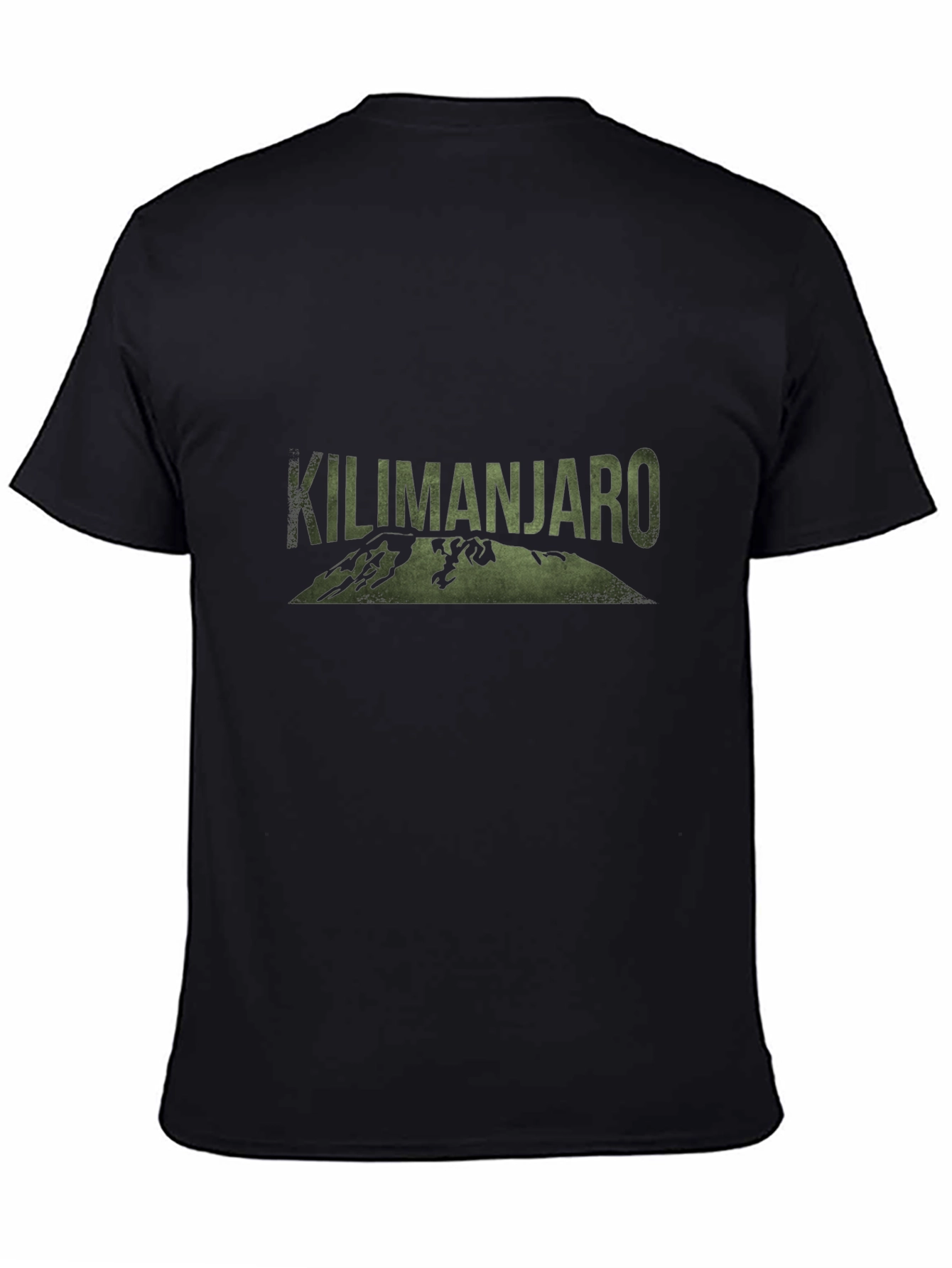 Kilimanjaro Graphic Tee - Black Casual T-Shirt