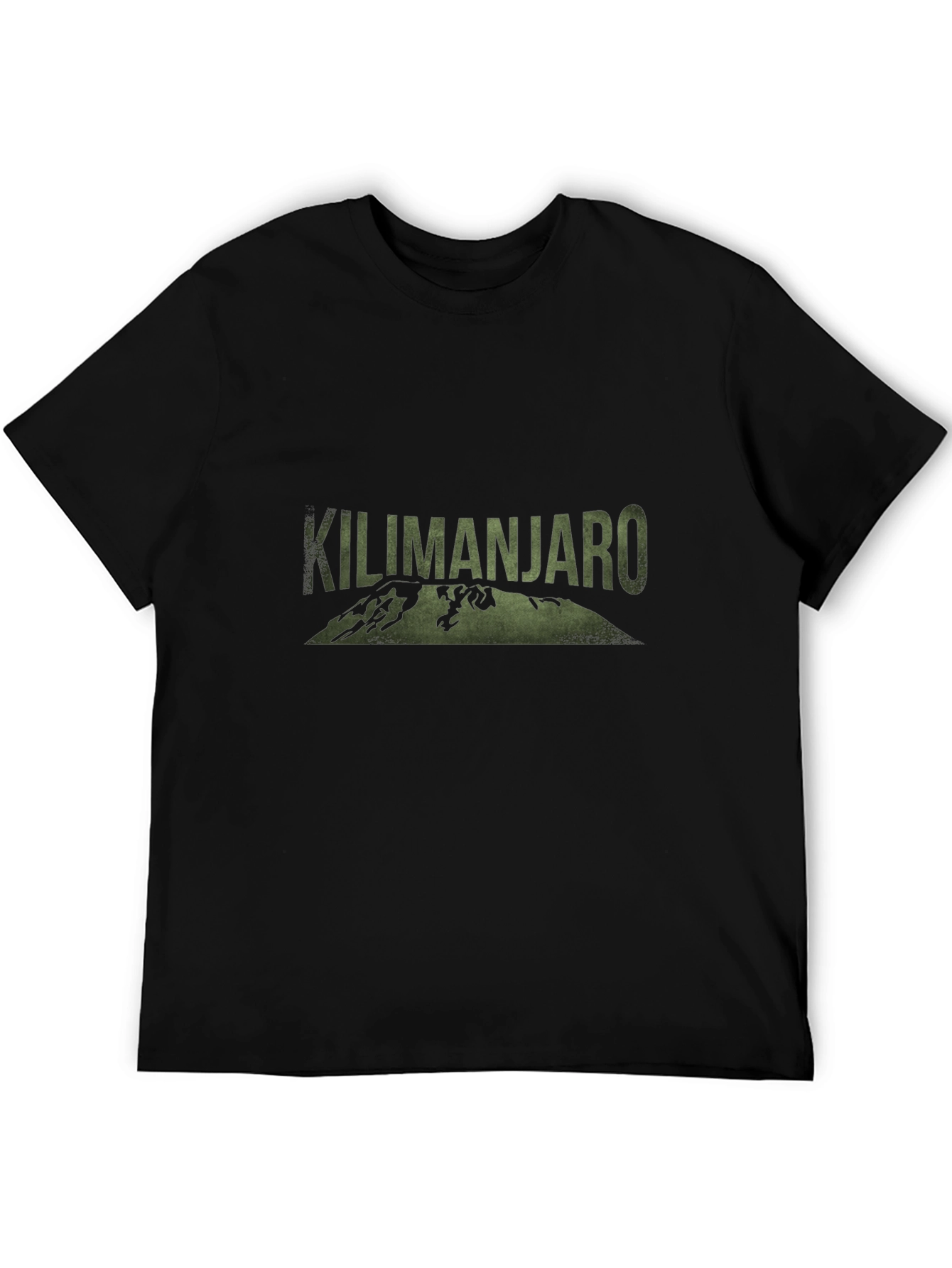 Kilimanjaro Graphic Tee - Black Casual T-Shirt