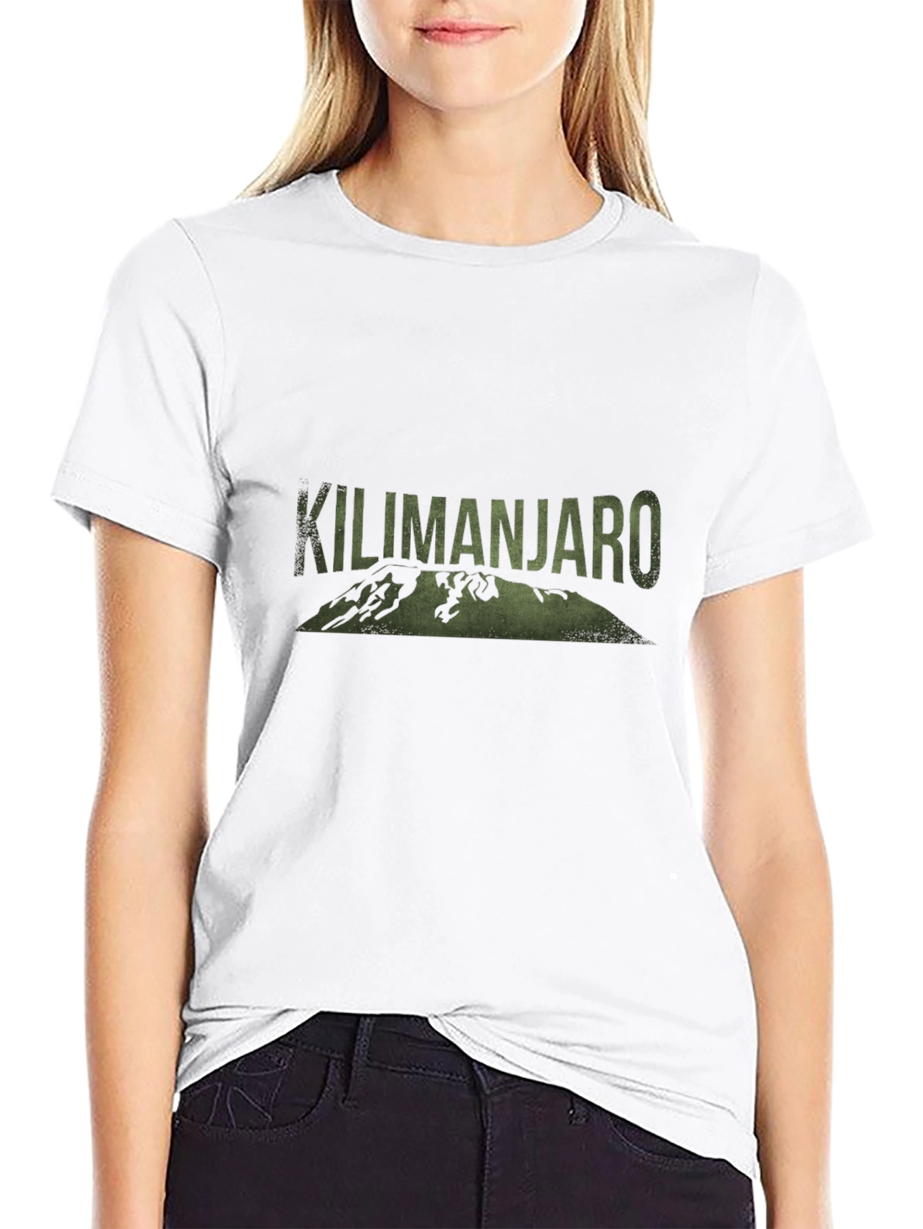 Kilimanjaro Graphic Tee - Black Casual T-Shirt