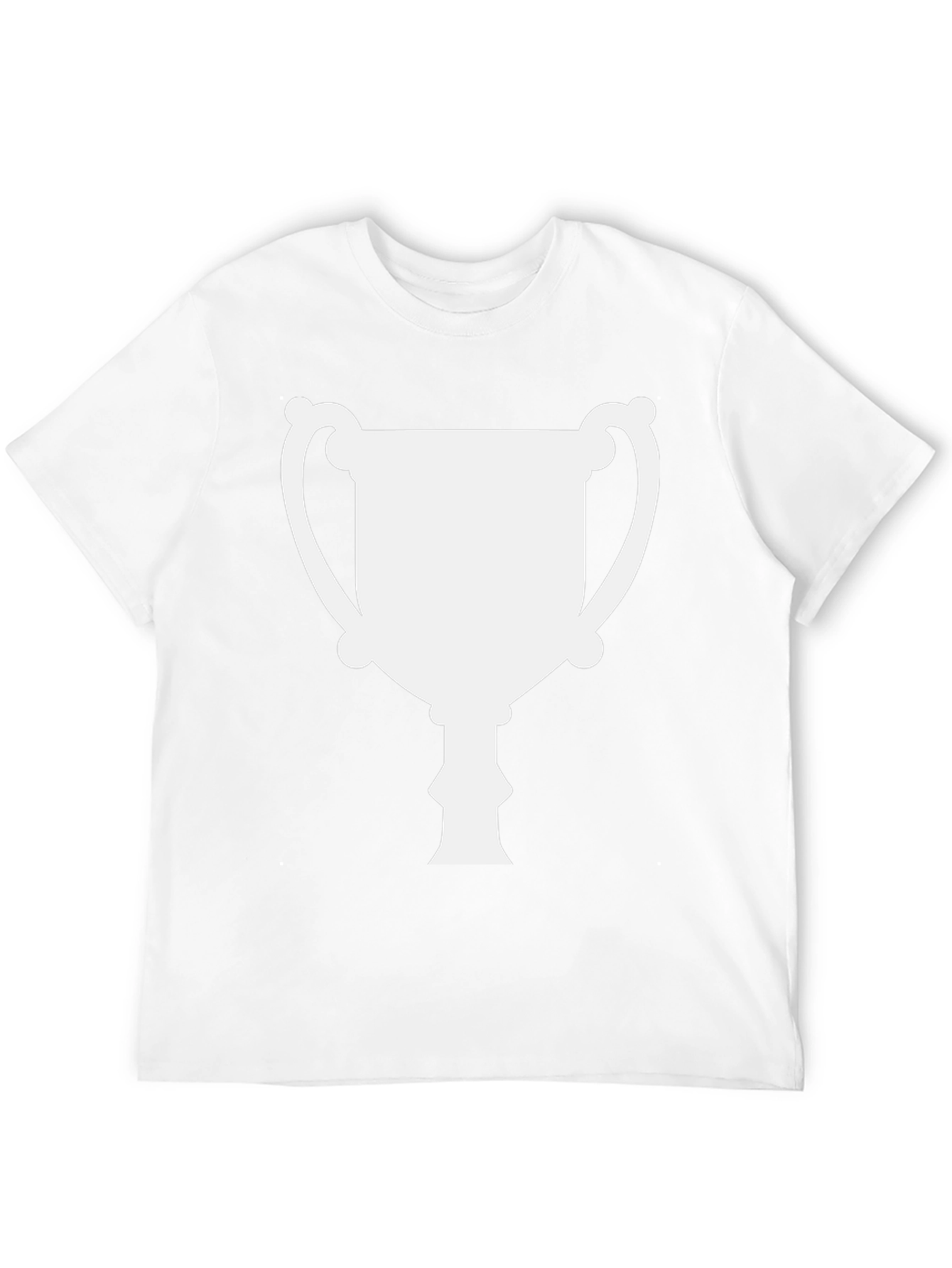 Trophy Graphic Tee - Black Cotton T-Shirt