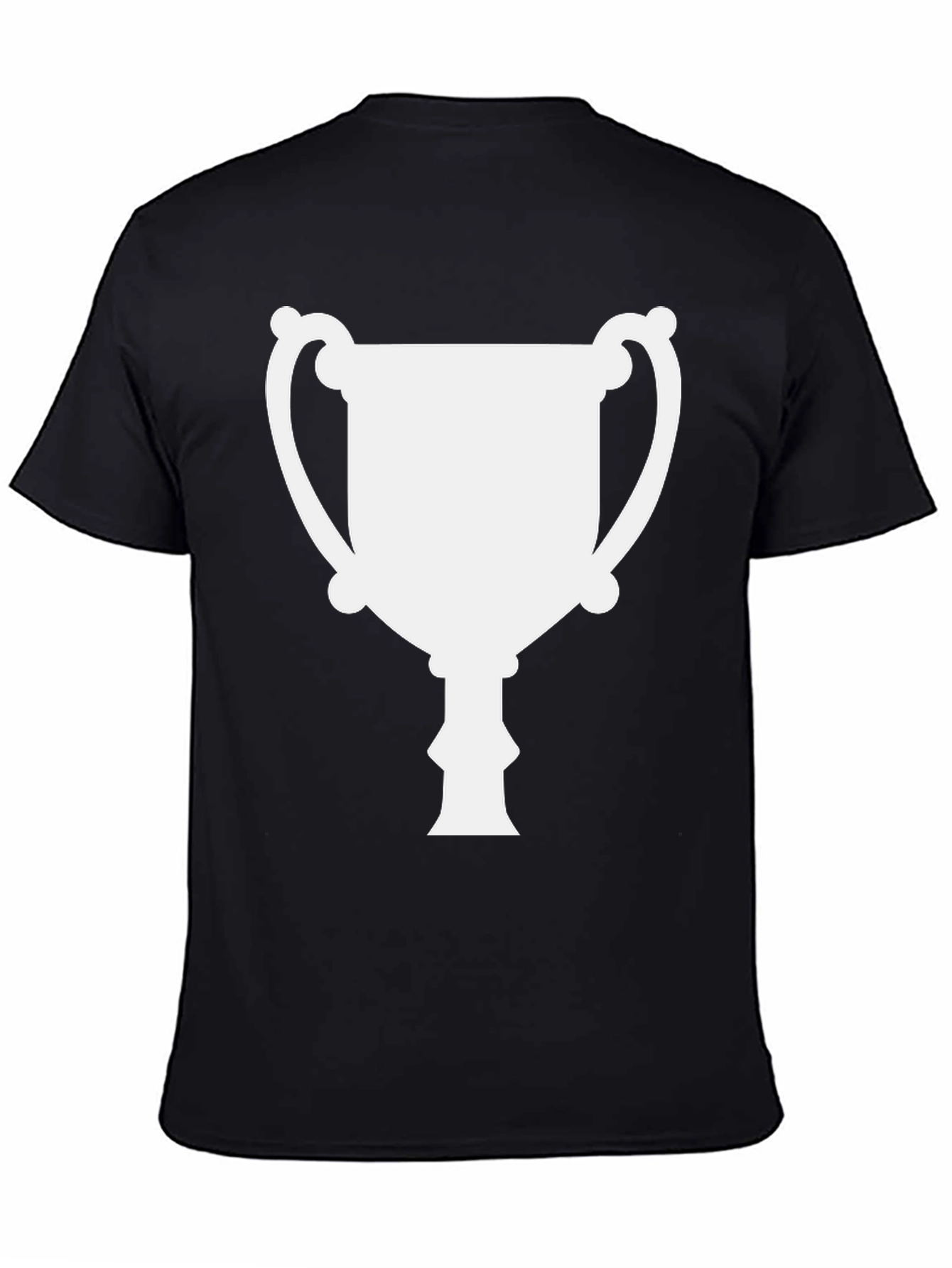 Trophy Graphic Tee - Black Cotton T-Shirt