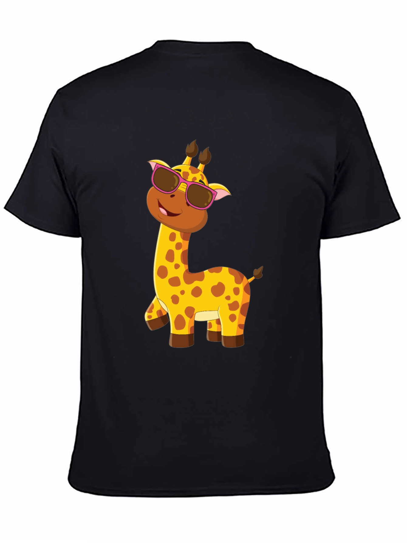Cool Giraffe Tee: Fun Cartoon Animal Graphic T-Shirt