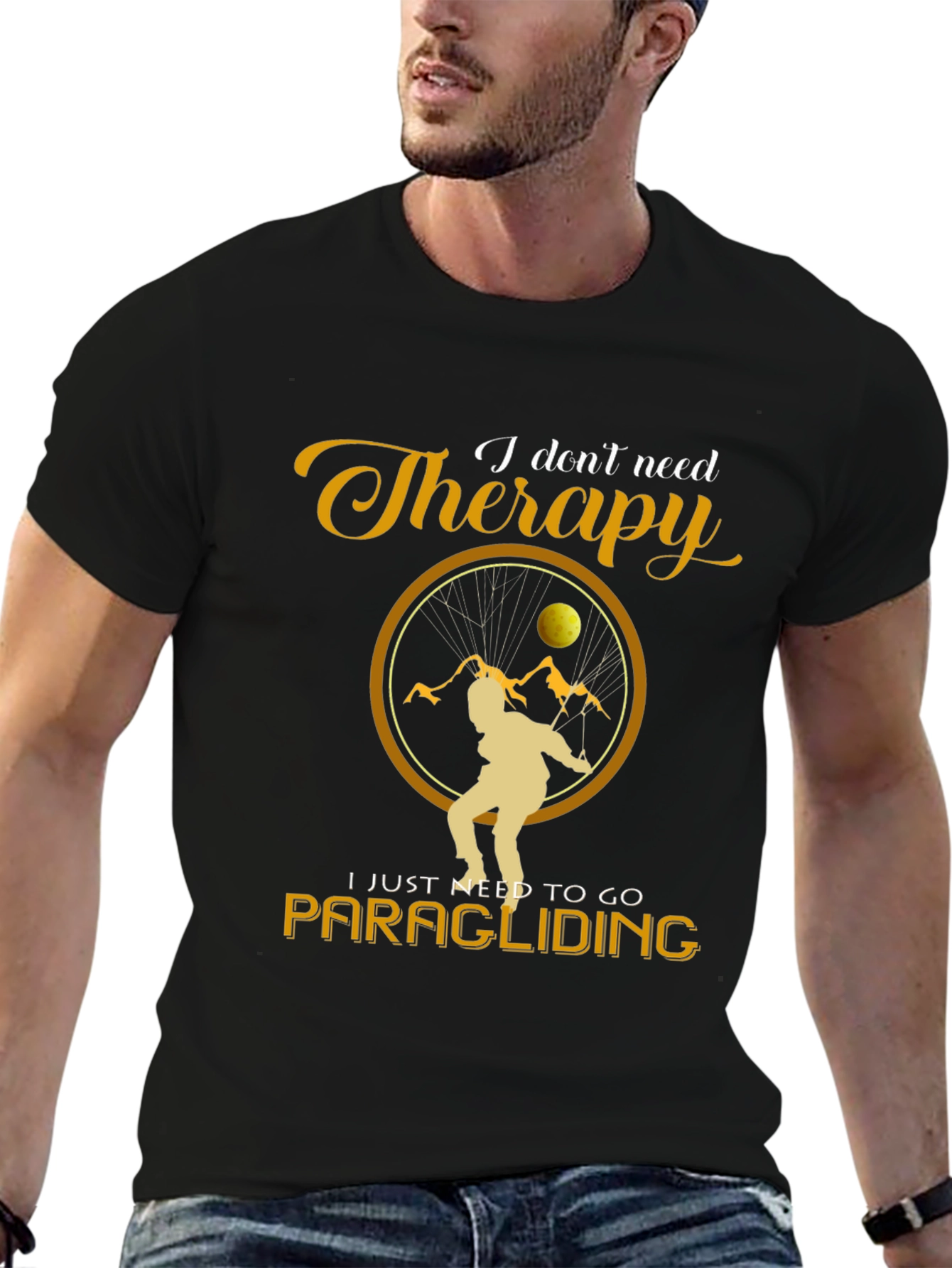 Paragliding Therapy T-Shirt - Adventure Seeker Apparel