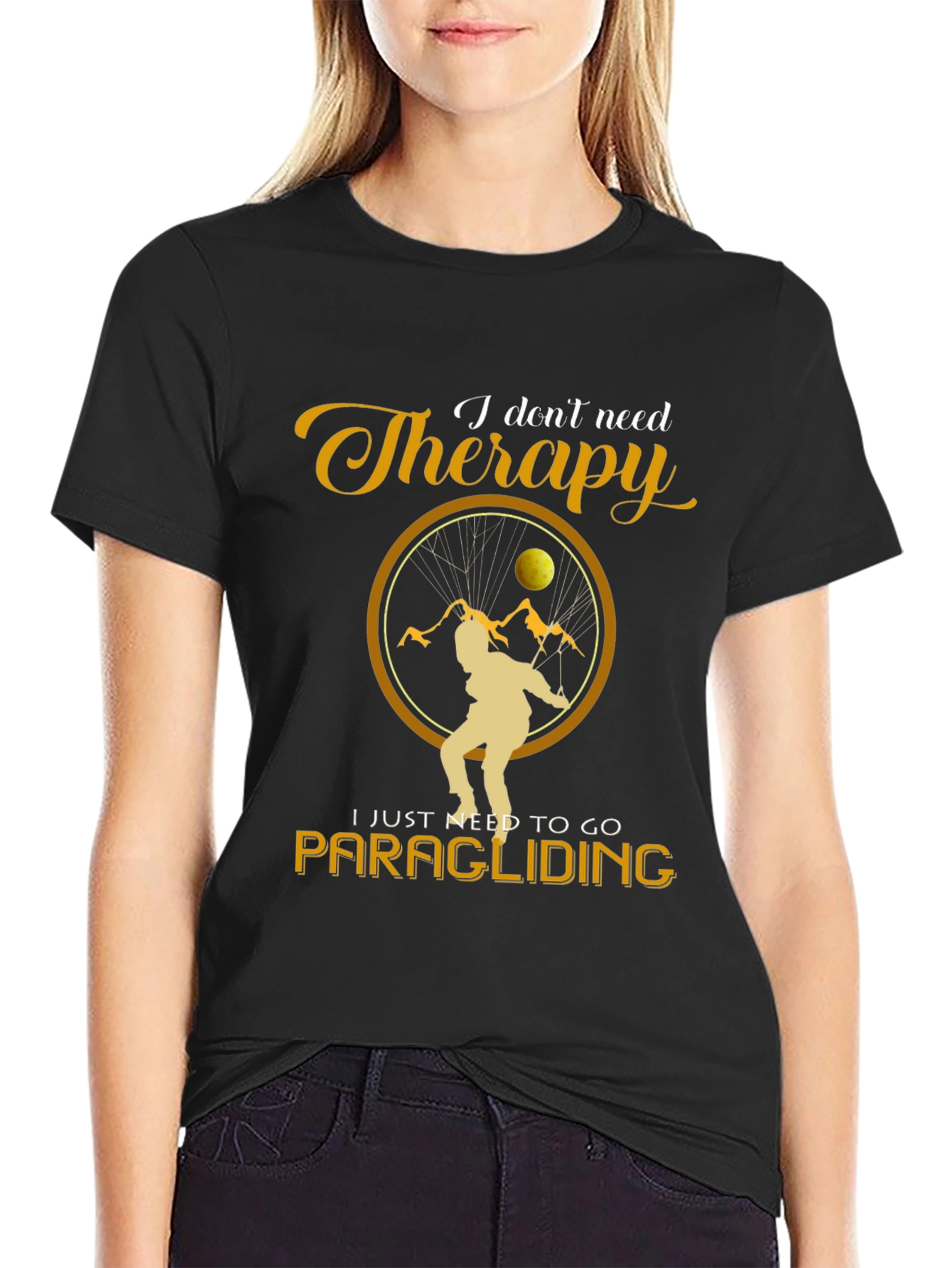 Paragliding Therapy T-Shirt - Adventure Seeker Apparel