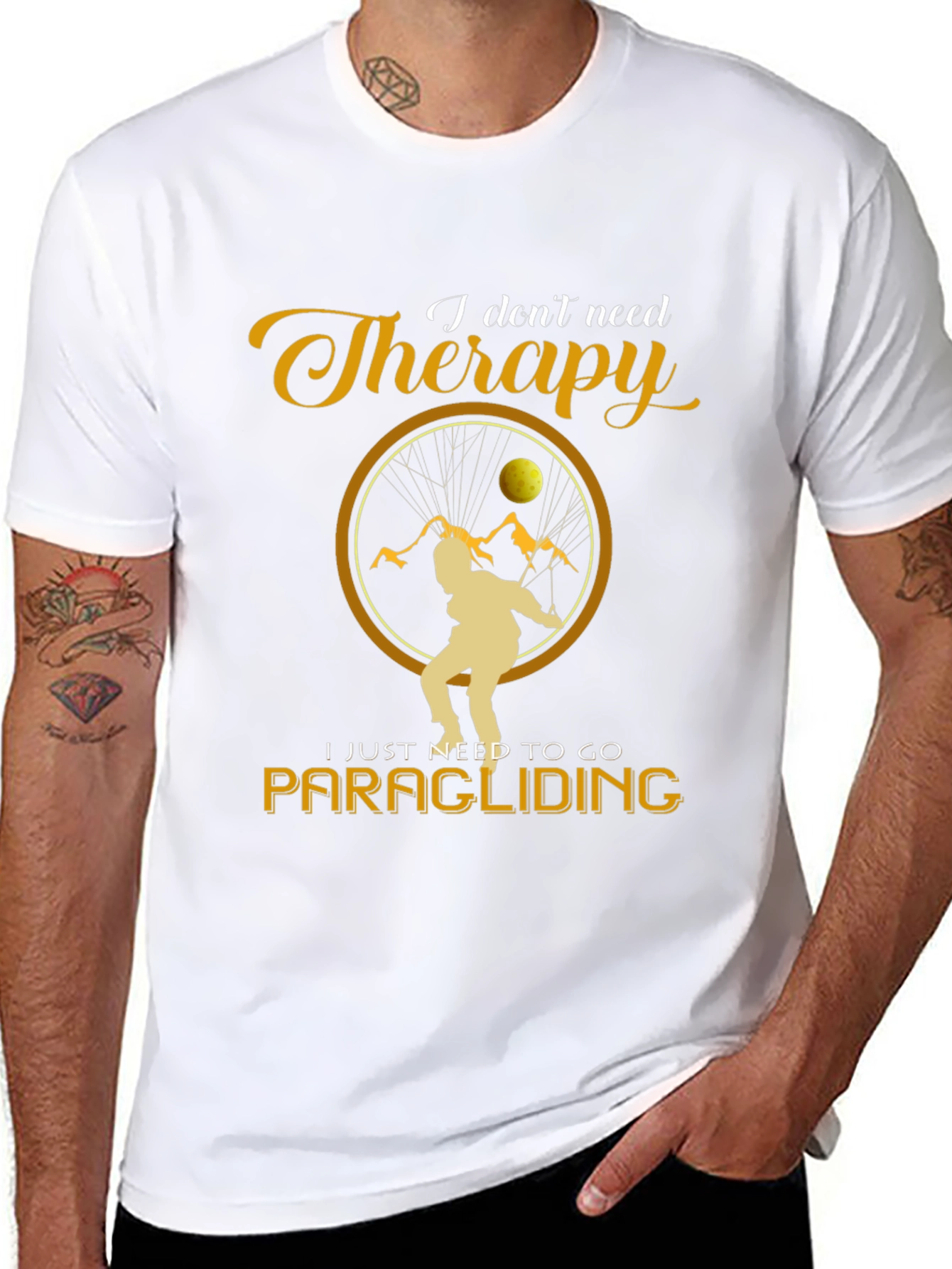 Paragliding Therapy T-Shirt - Adventure Seeker Apparel
