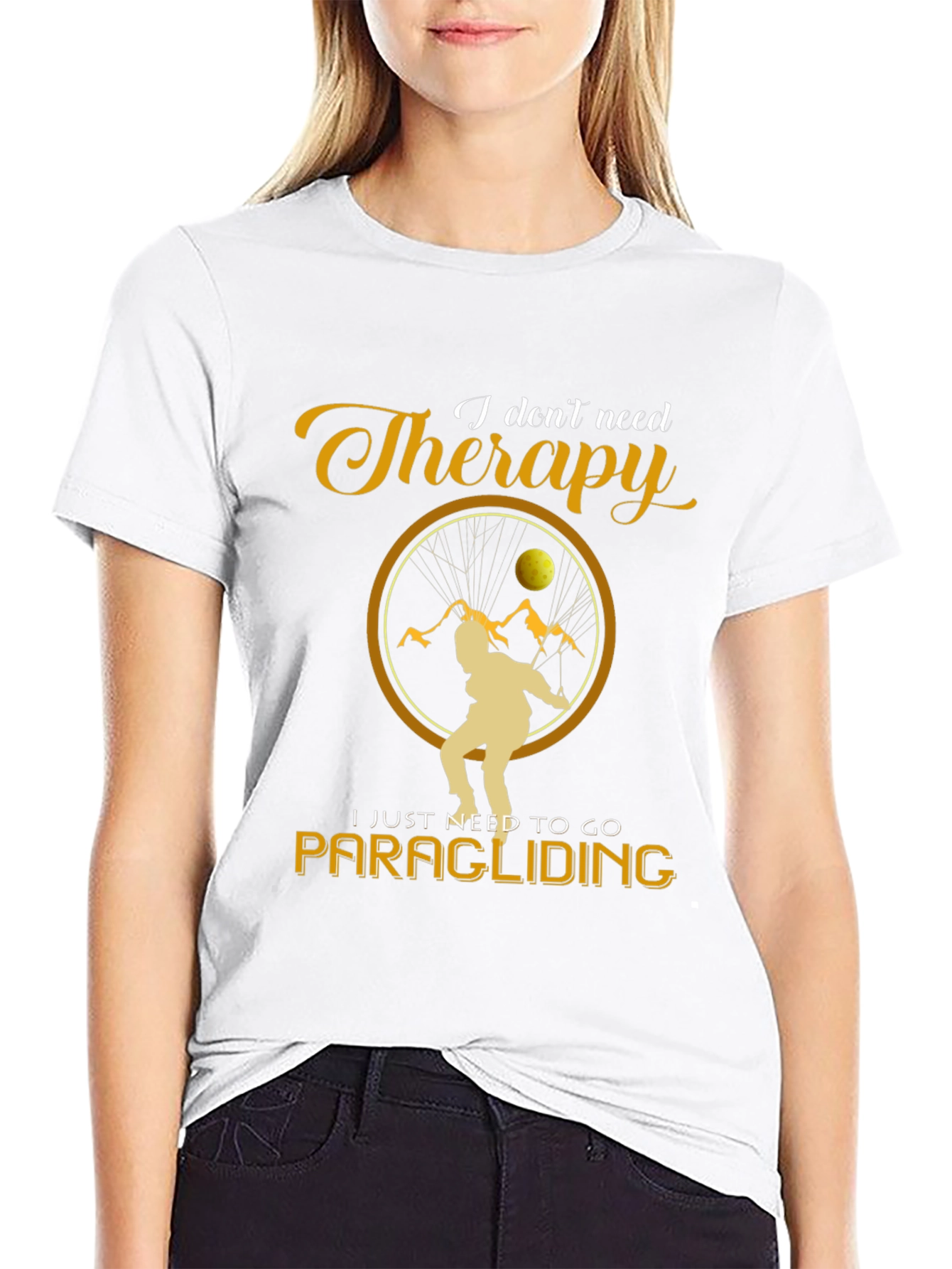 Paragliding Therapy T-Shirt - Adventure Seeker Apparel