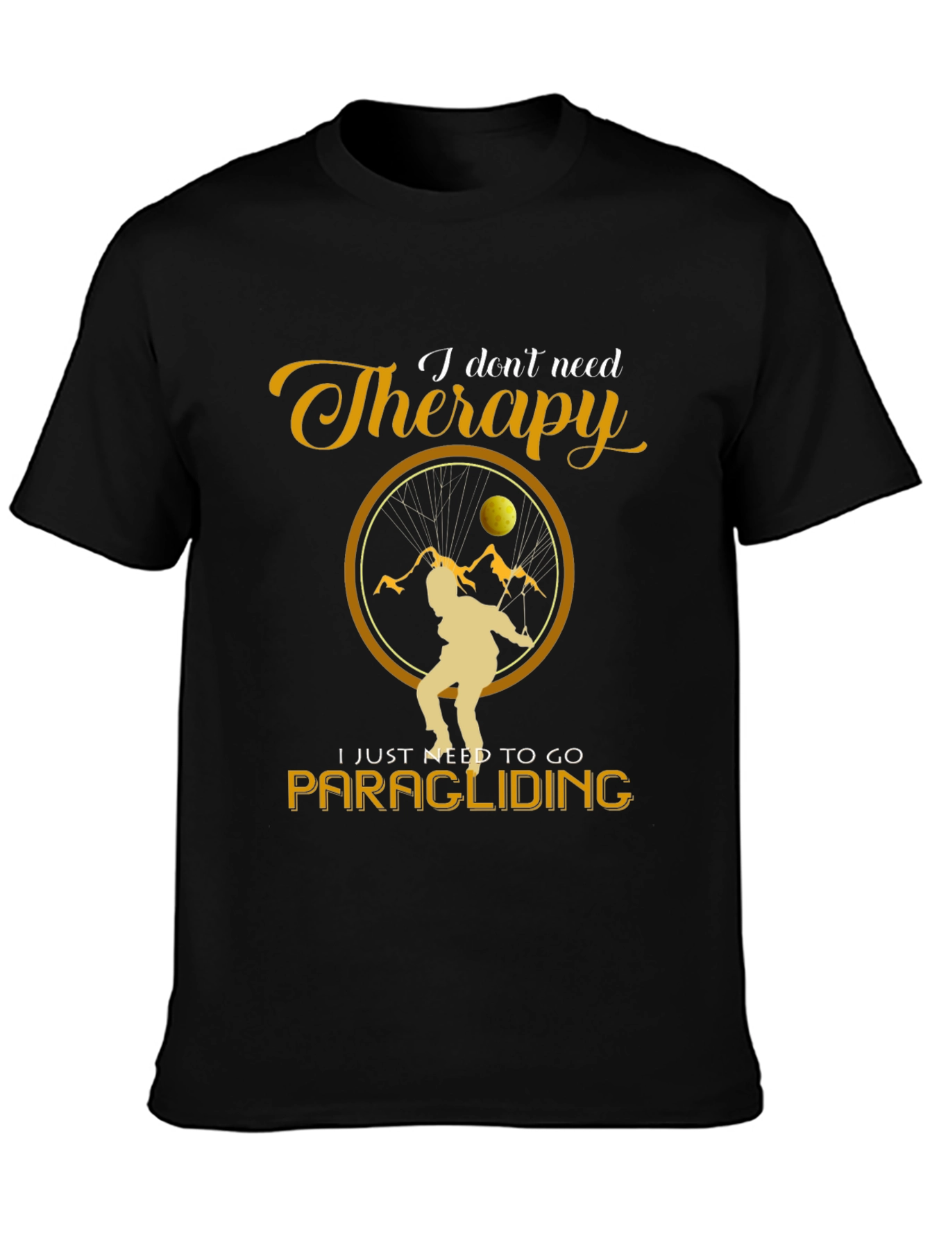 Paragliding Therapy T-Shirt - Adventure Seeker Apparel