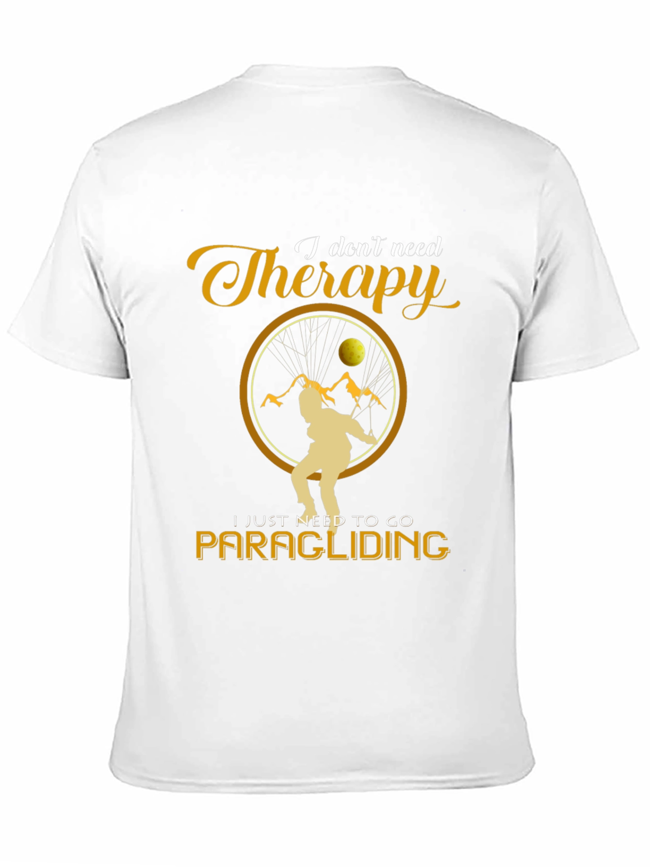Paragliding Therapy T-Shirt - Adventure Seeker Apparel