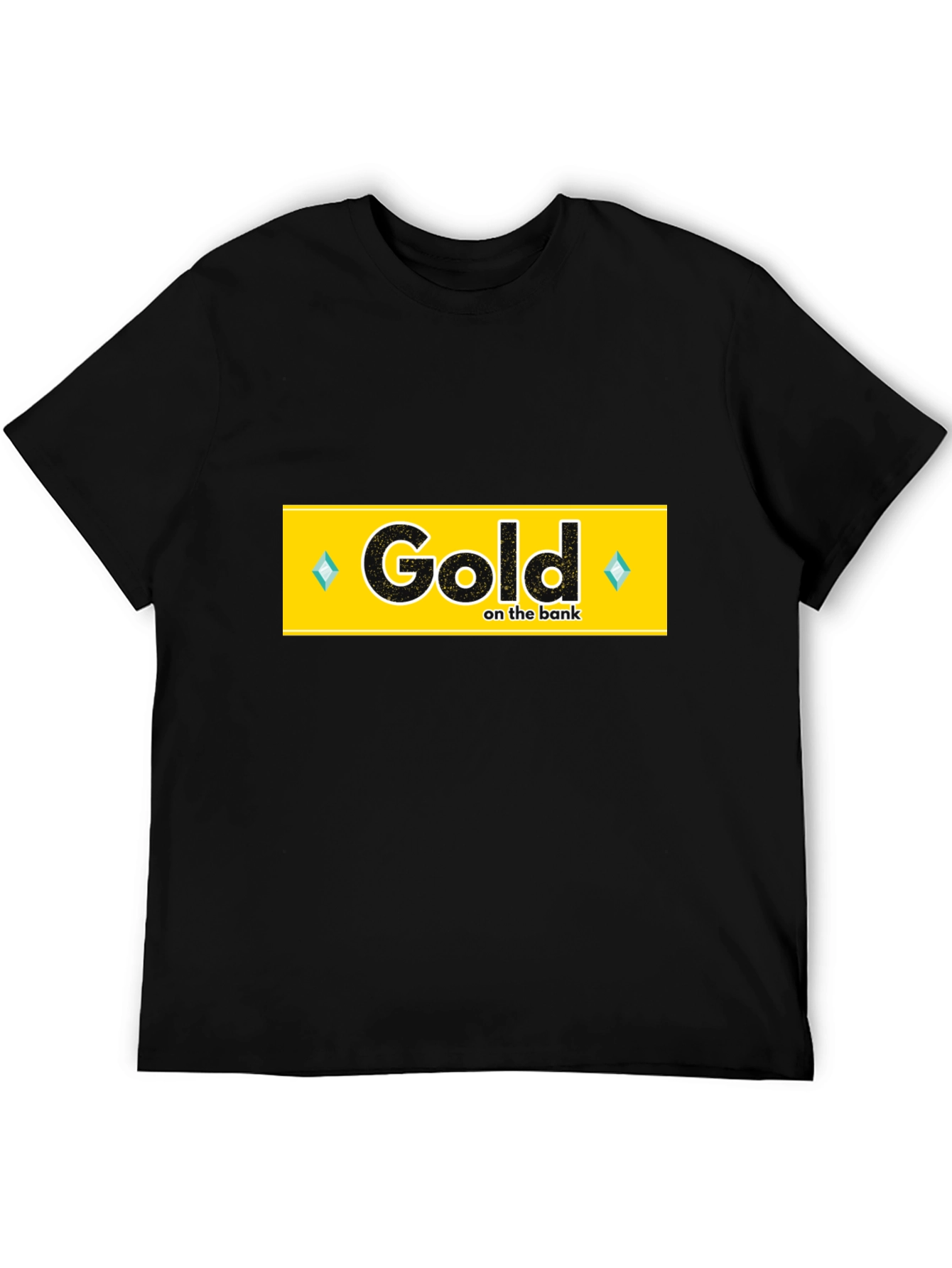 Gold on the Bank T-Shirt - Black