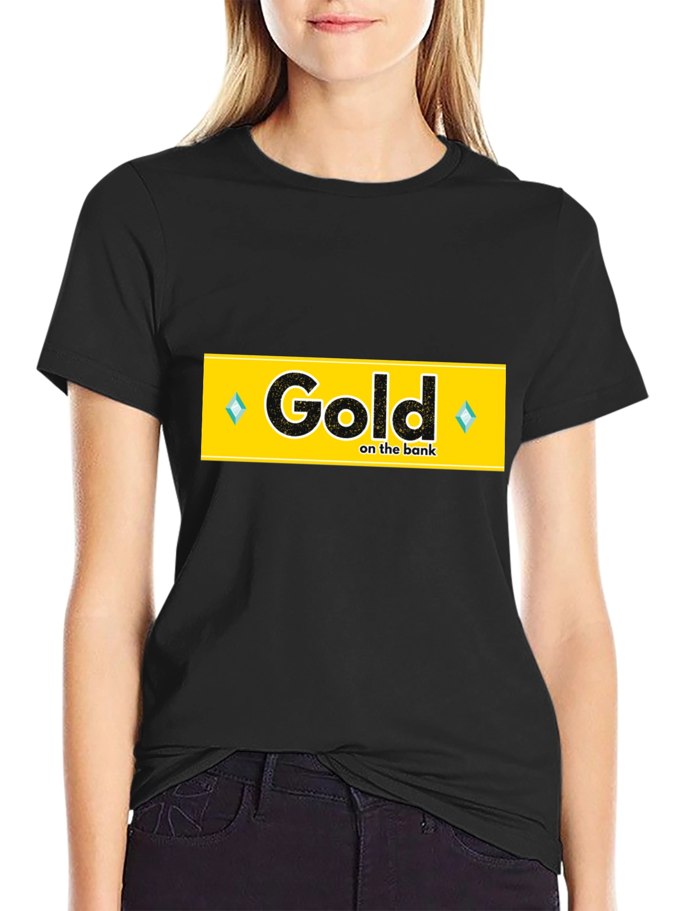 Gold on the Bank T-Shirt - Black