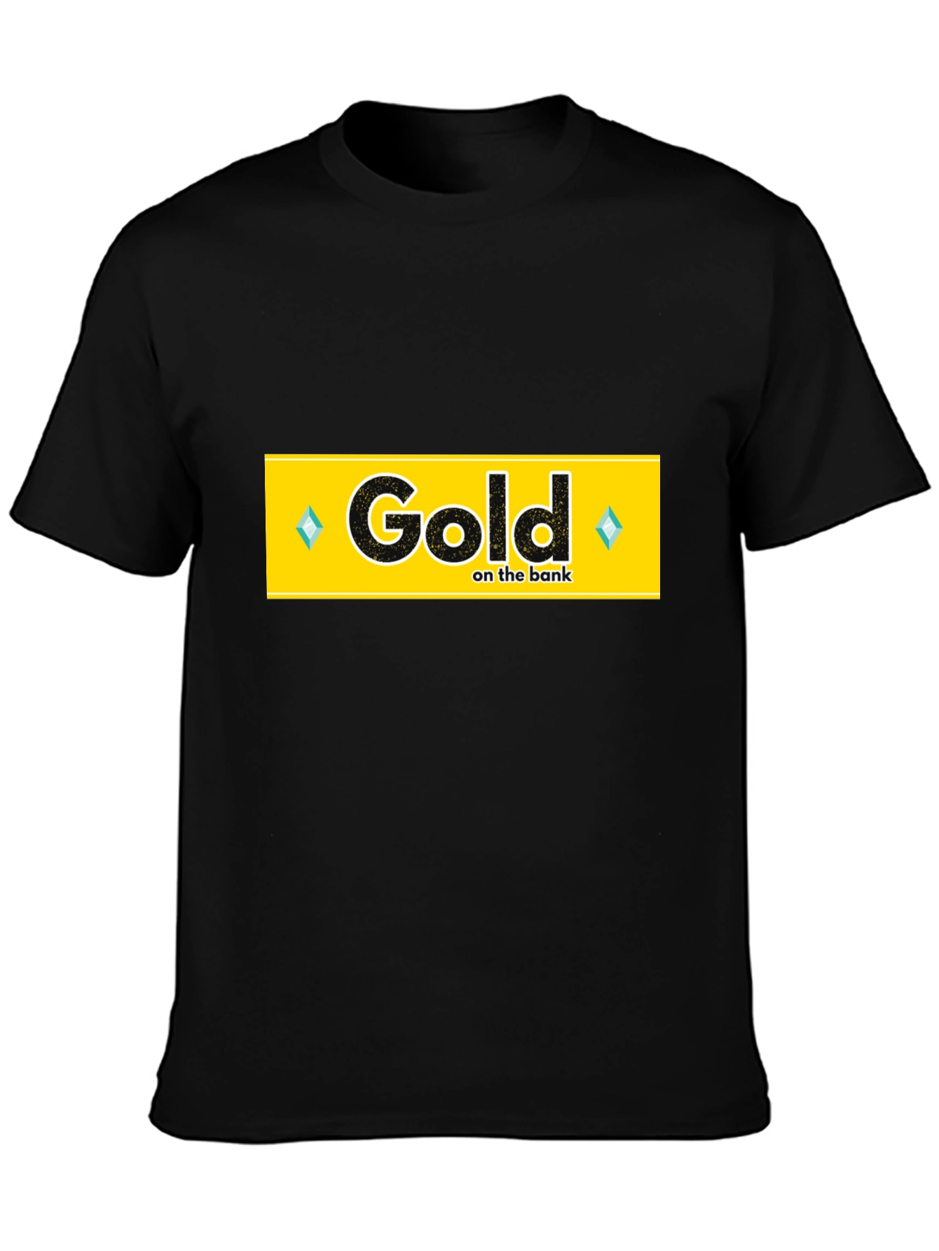 Gold on the Bank T-Shirt - Black