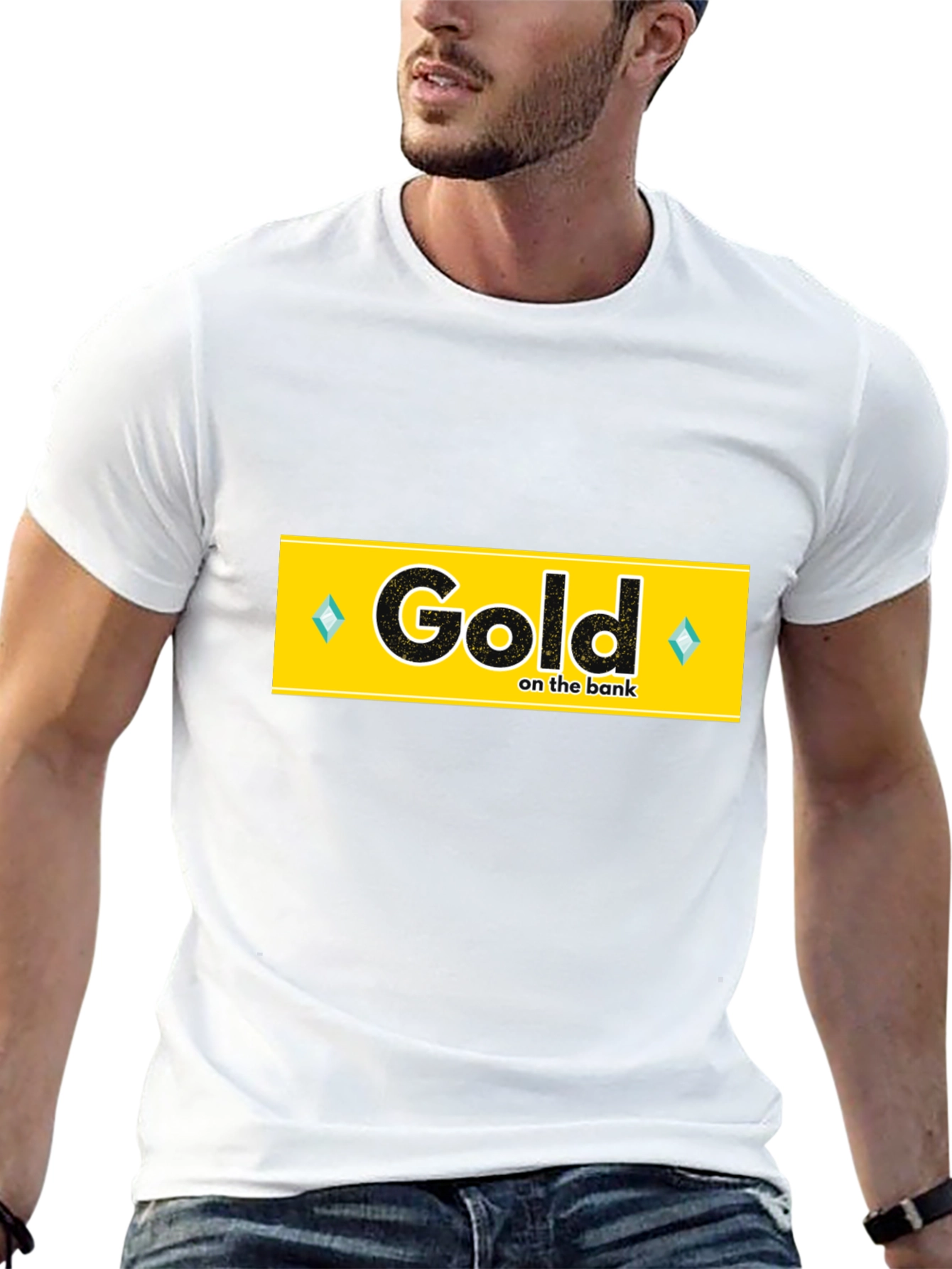 Gold on the Bank T-Shirt - Black