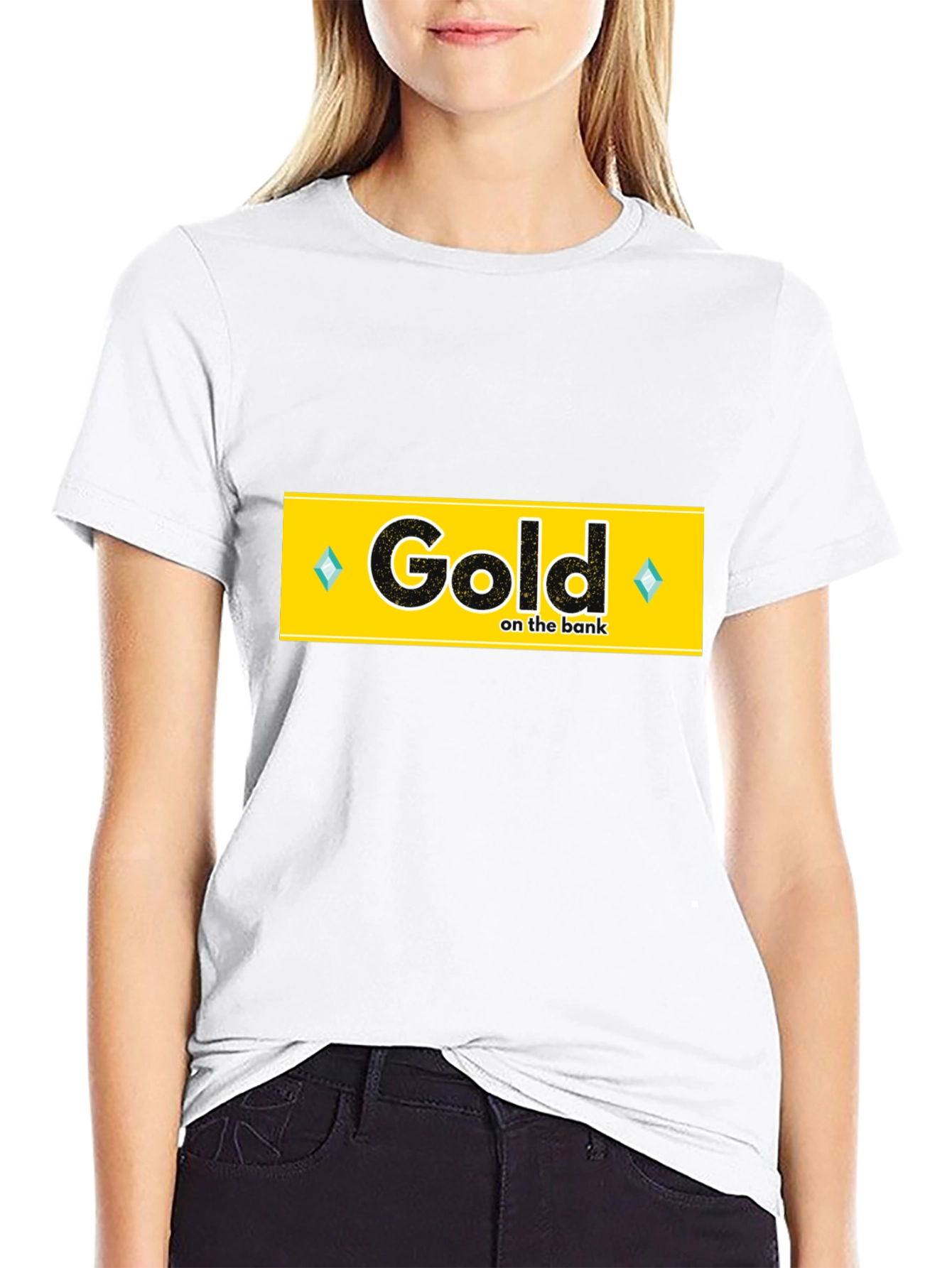 Gold on the Bank T-Shirt - Black