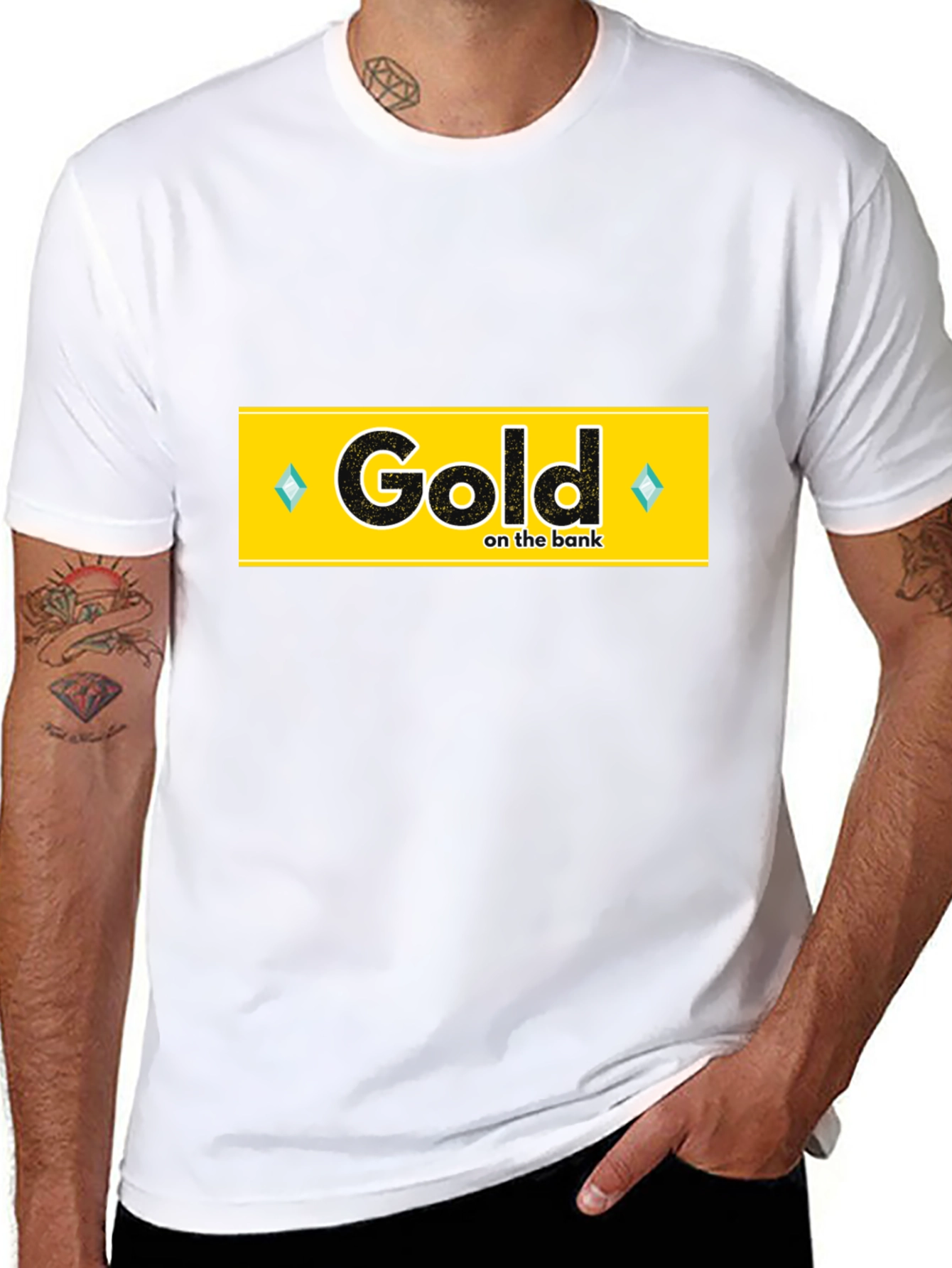 Gold on the Bank T-Shirt - Black