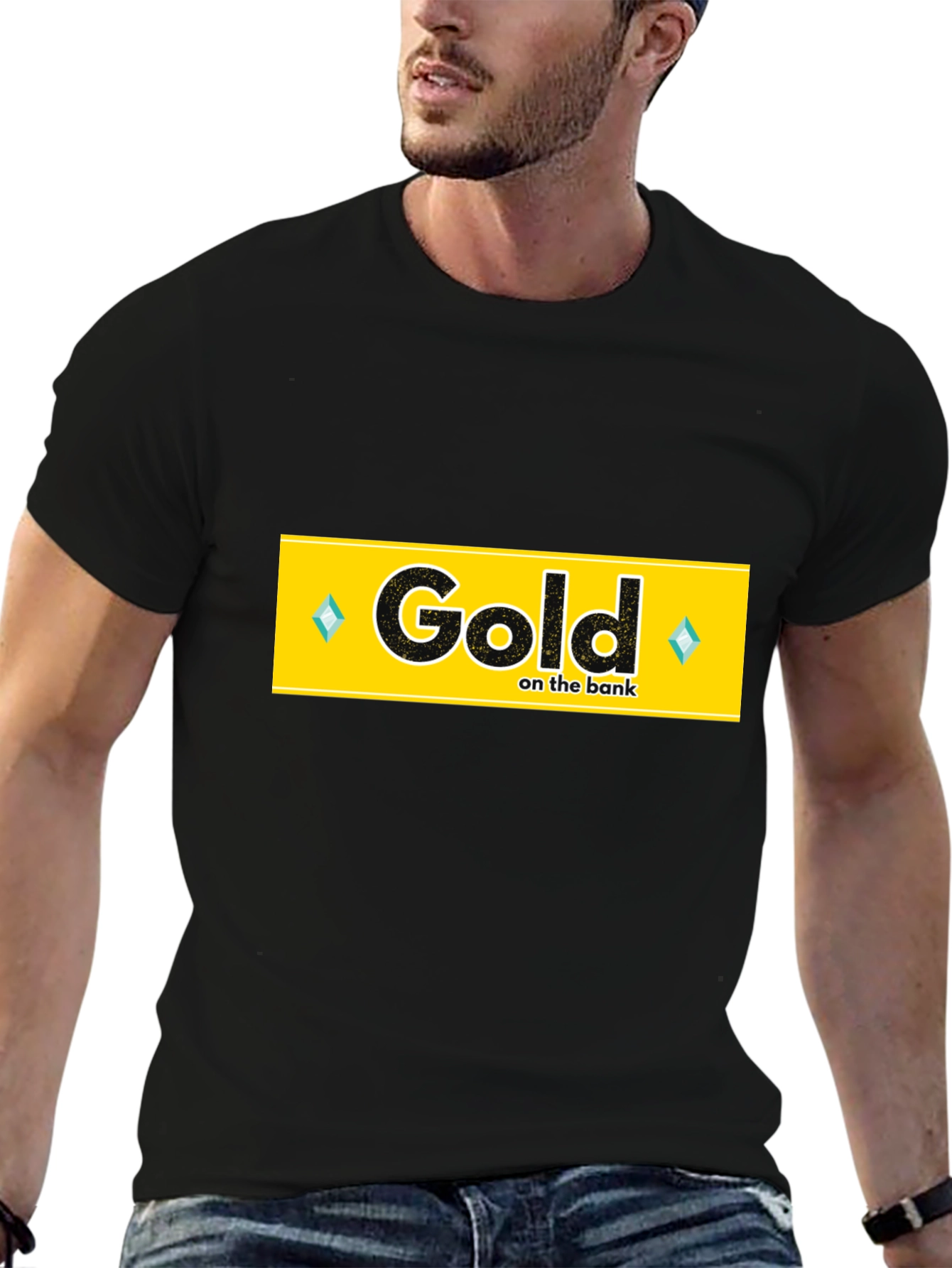 Gold on the Bank T-Shirt - Black