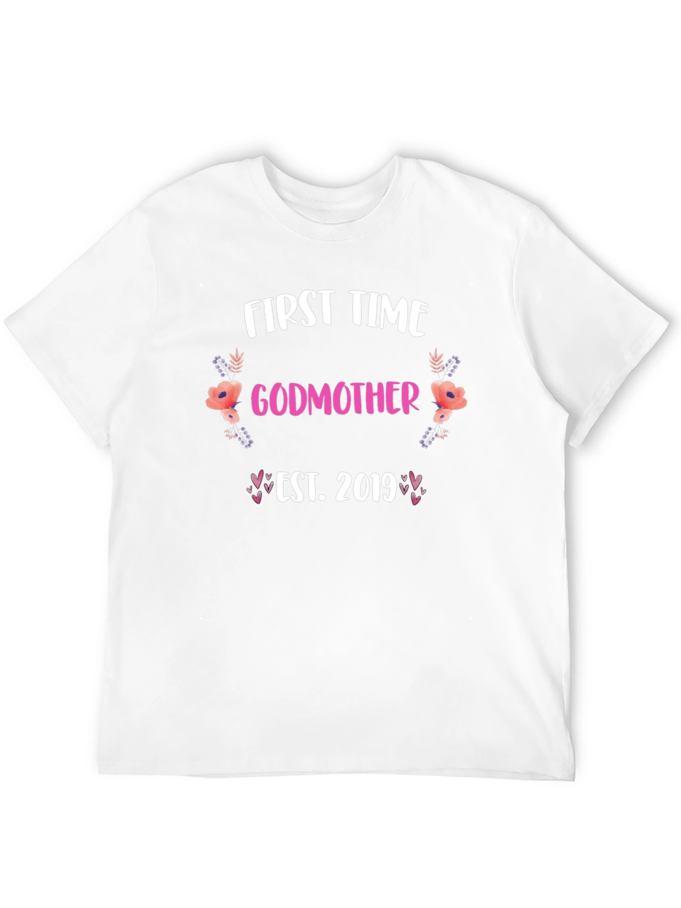 First Time Godmother Est. 2019 T-Shirt