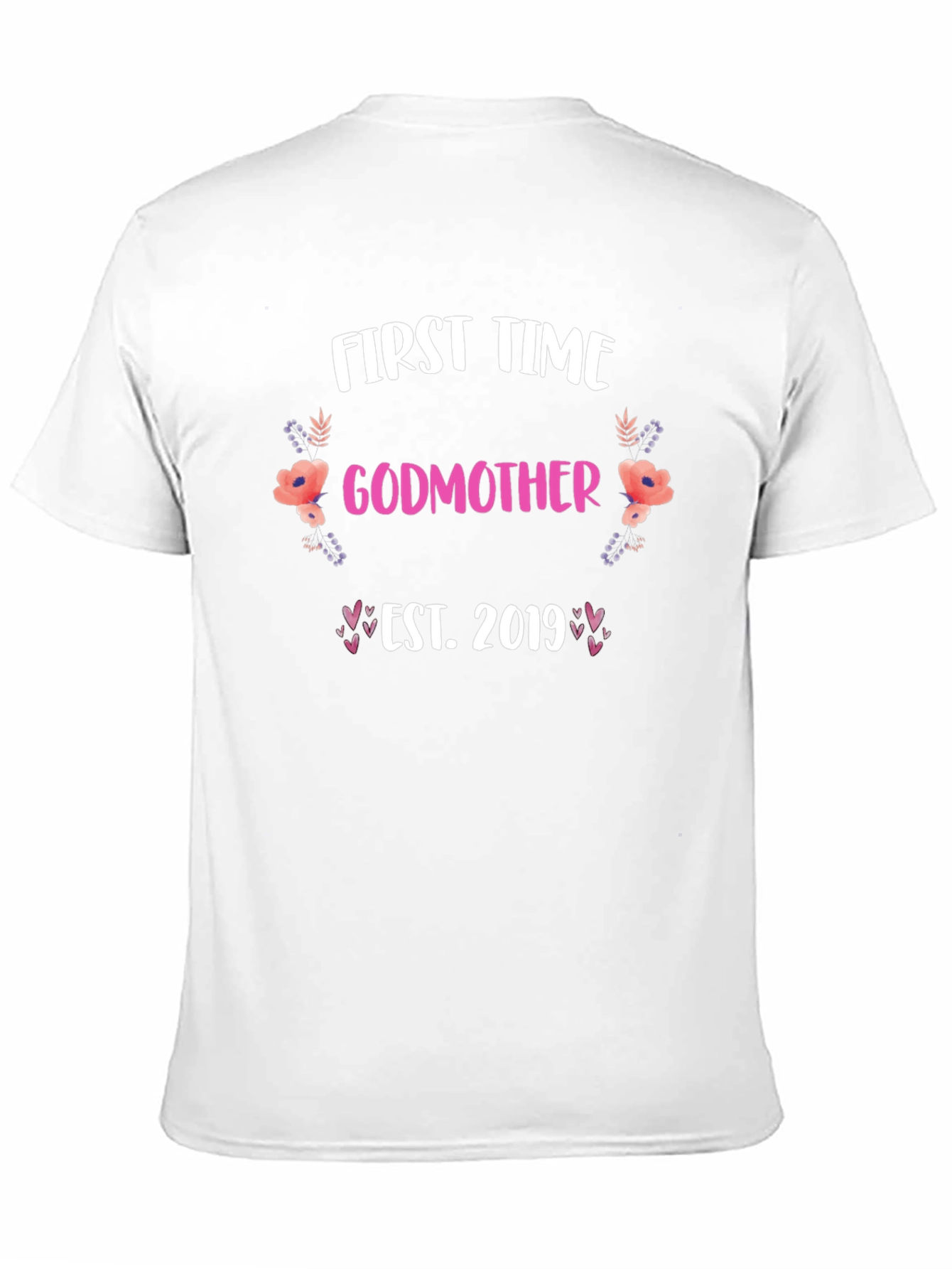First Time Godmother Est. 2019 T-Shirt