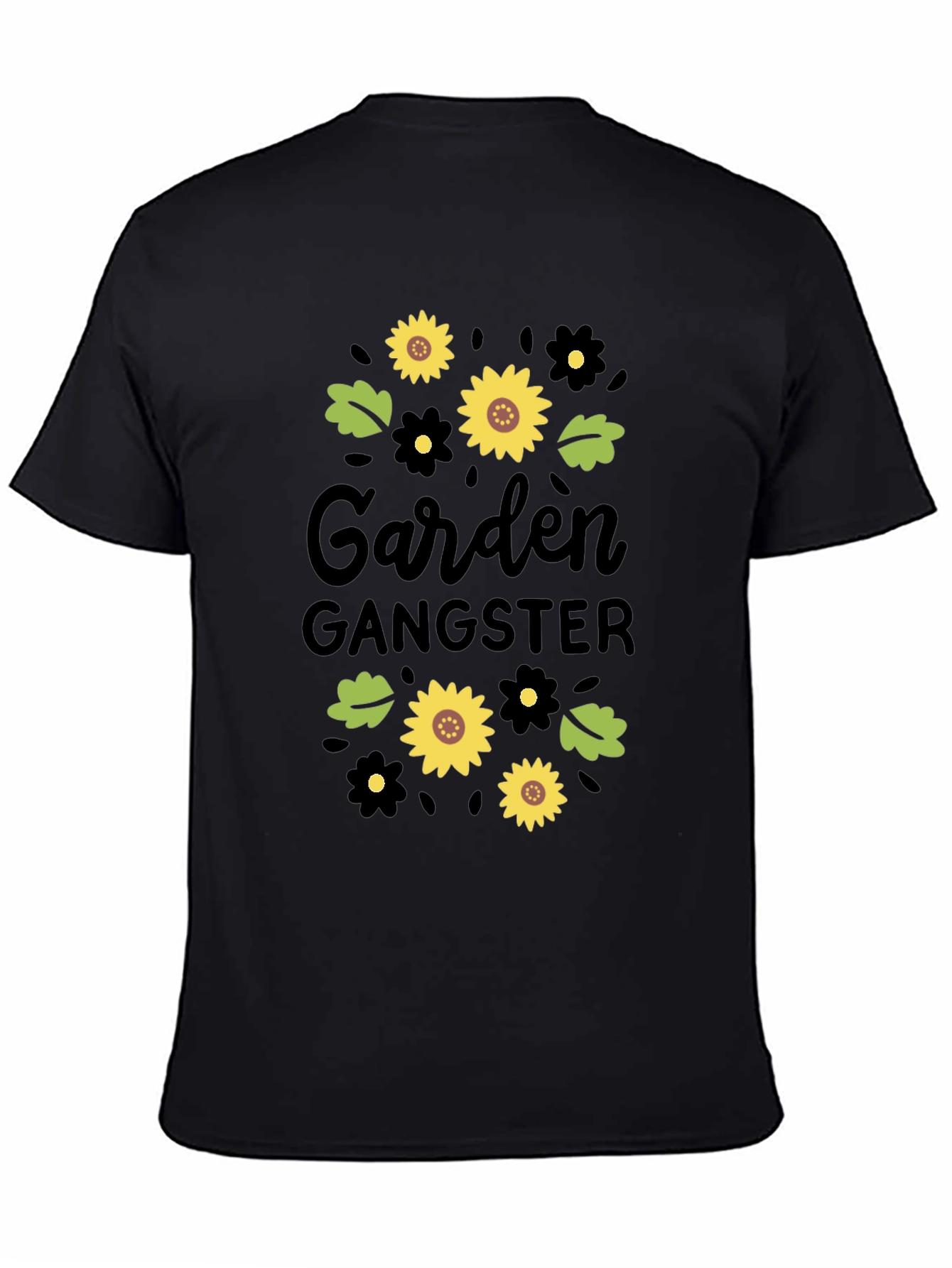 Garden Gangster Black T-Shirt