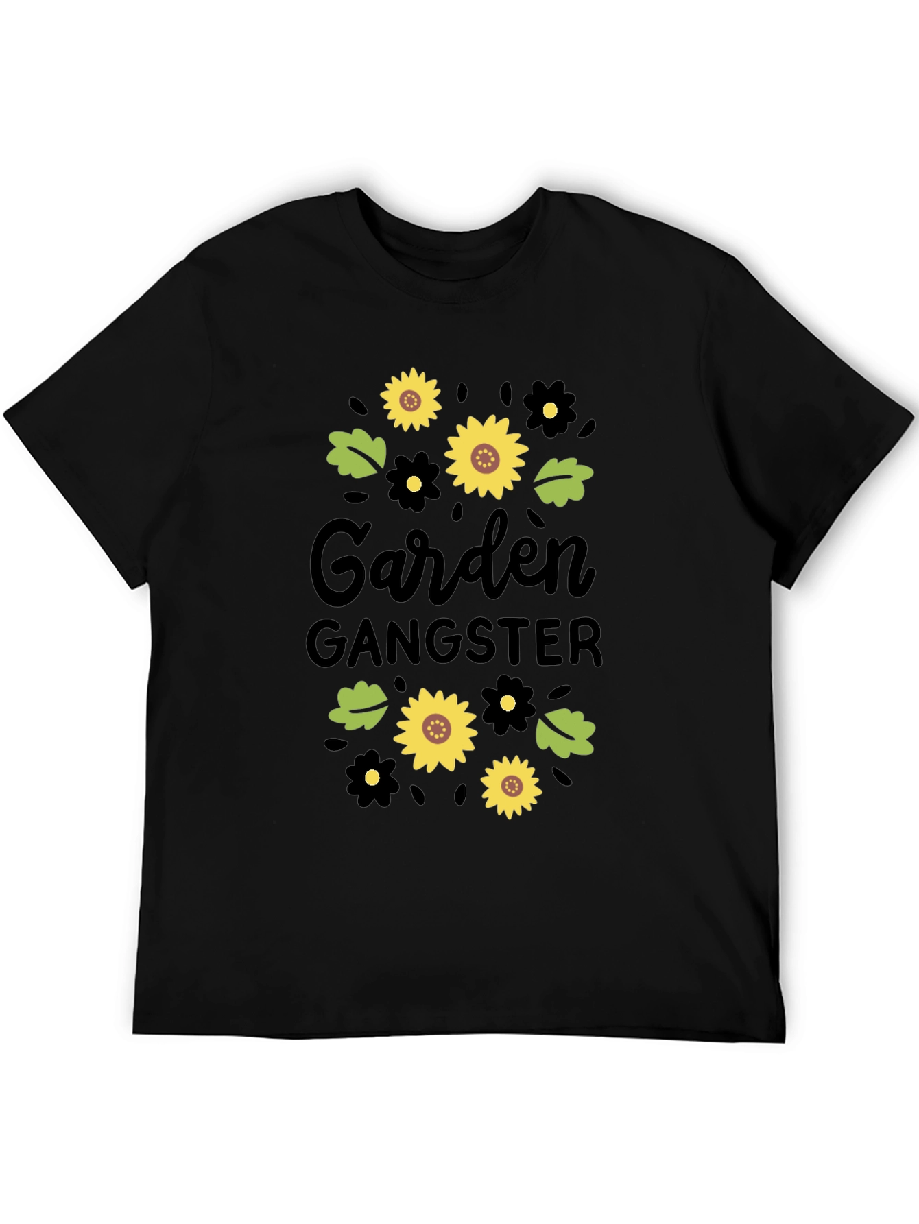 Garden Gangster Black T-Shirt