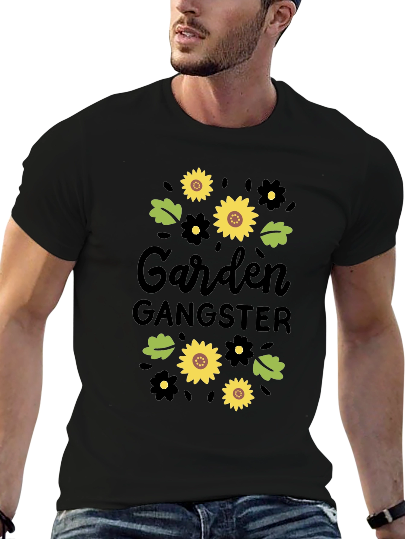 Garden Gangster Black T-Shirt