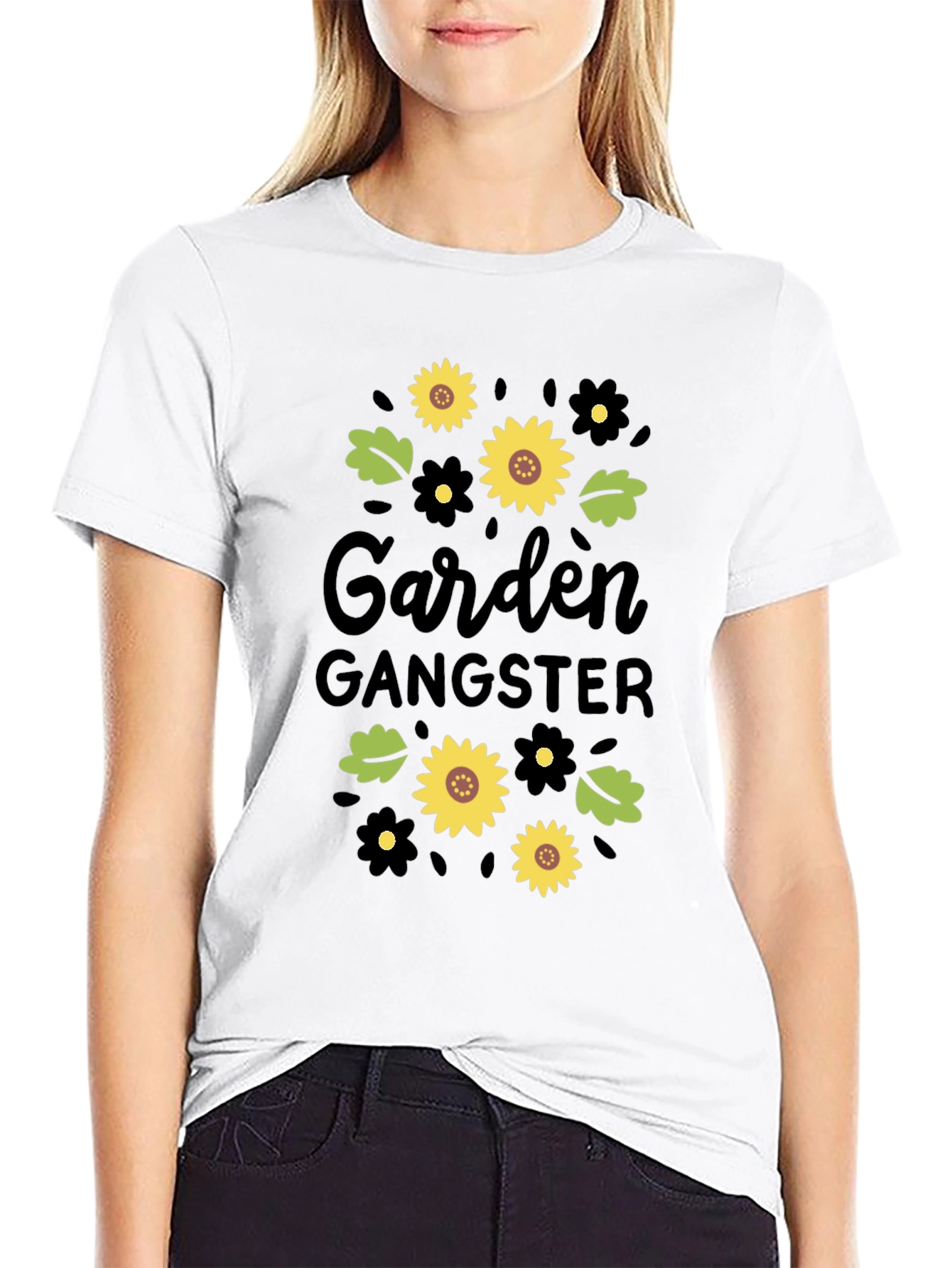 Garden Gangster Black T-Shirt