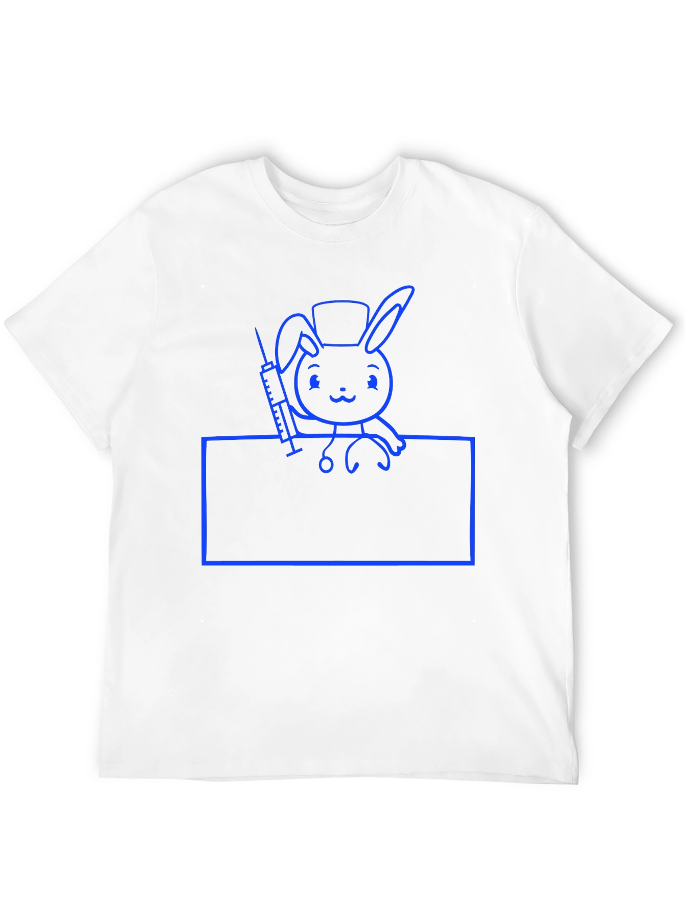 Nurse Bunny T-Shirt - Cute Cartoon Animal Tee