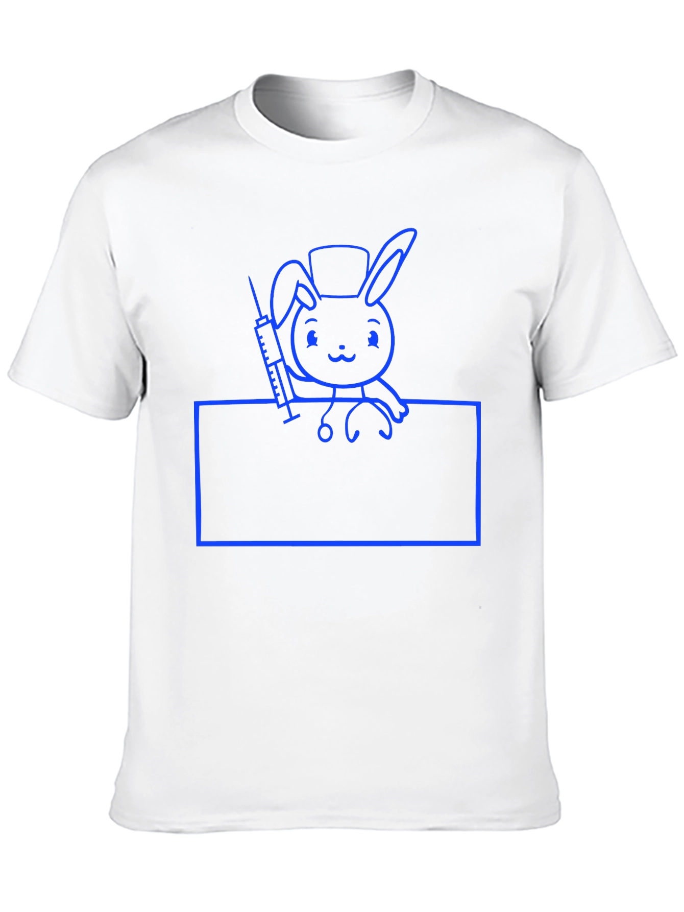 Nurse Bunny T-Shirt - Cute Cartoon Animal Tee