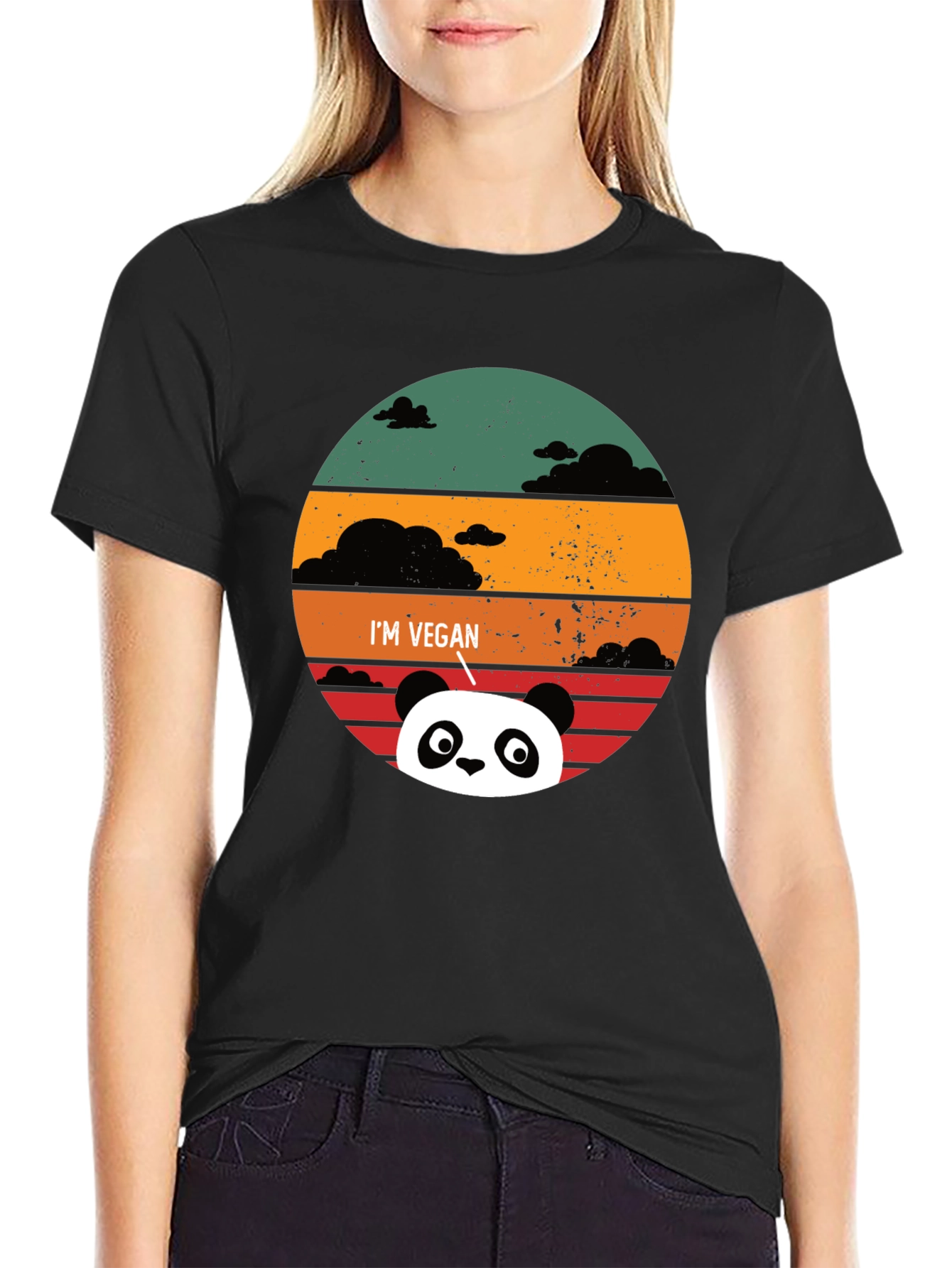 Vegan Panda T-Shirt - Cute & Quirky Animal Tee