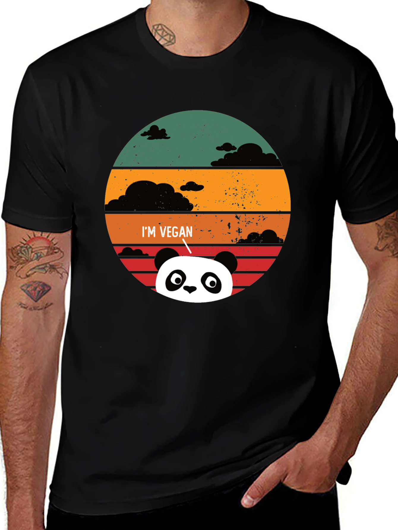 Vegan Panda T-Shirt - Cute & Quirky Animal Tee