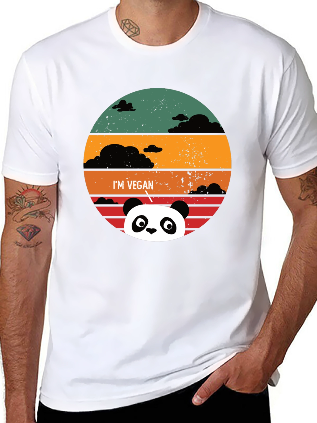 Vegan Panda T-Shirt - Cute & Quirky Animal Tee