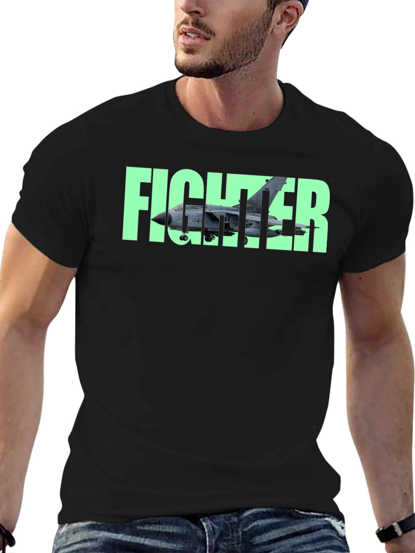 Fighter Jet Graphic T-Shirt