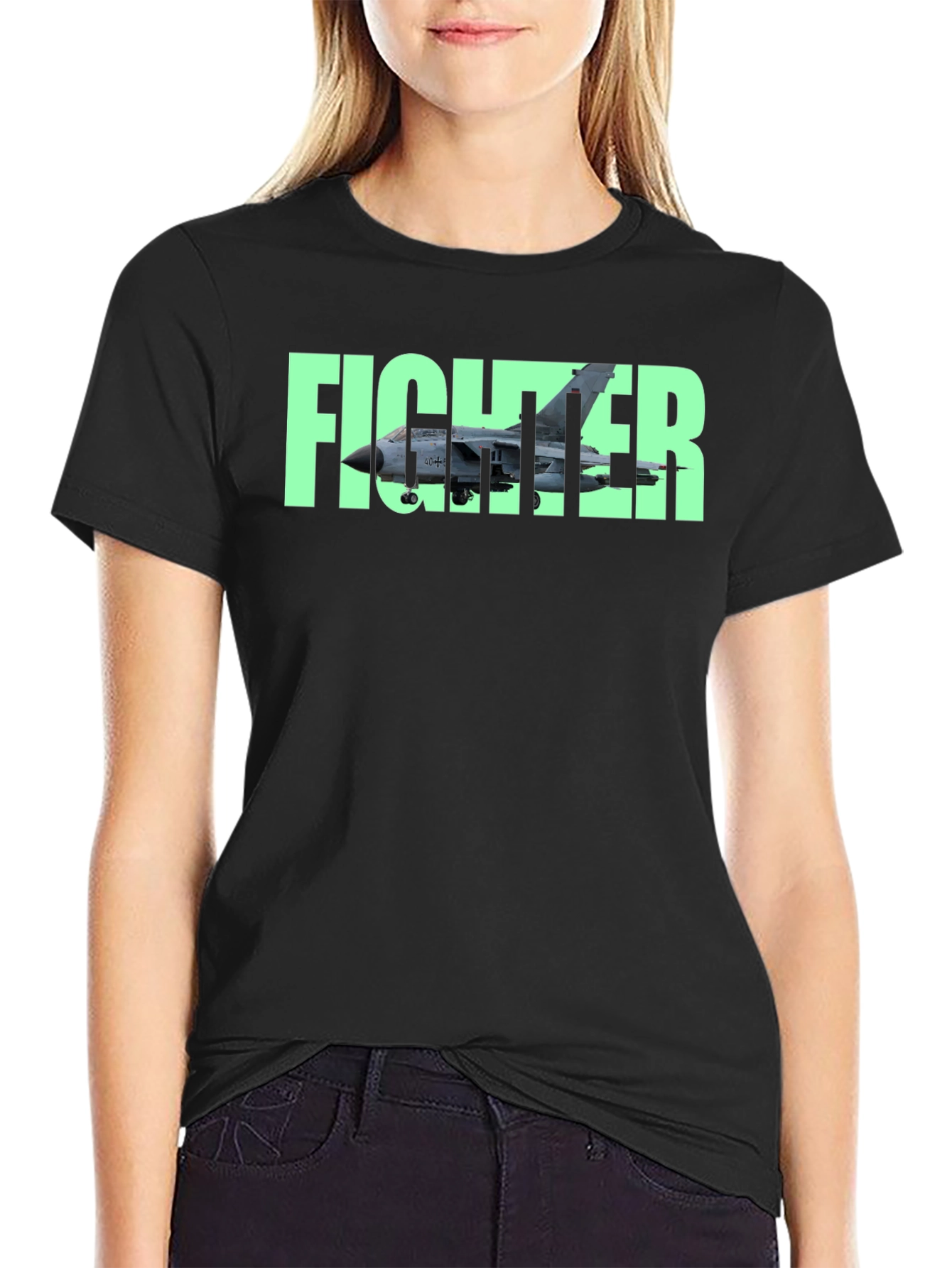 Fighter Jet Graphic T-Shirt