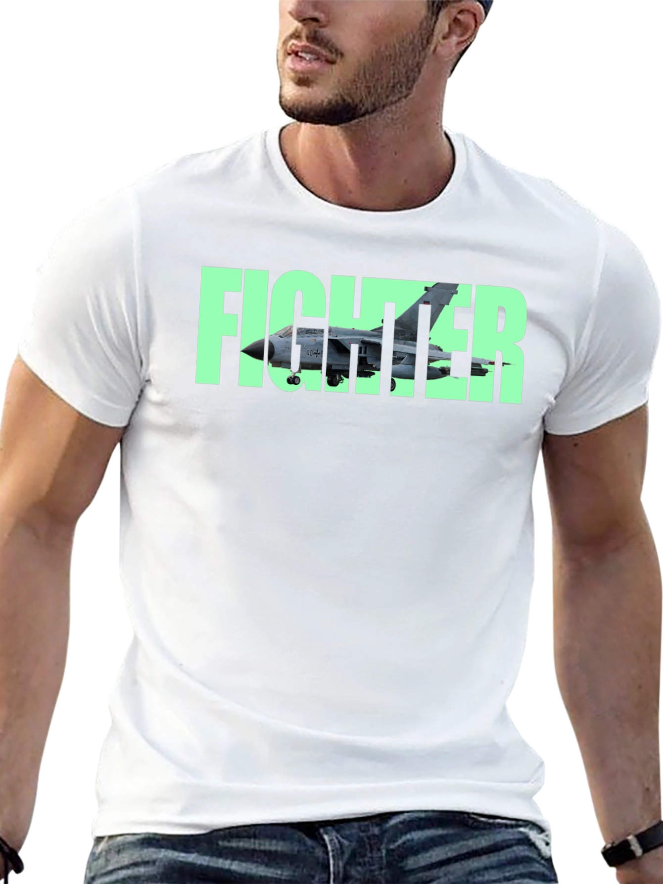 Fighter Jet Graphic T-Shirt