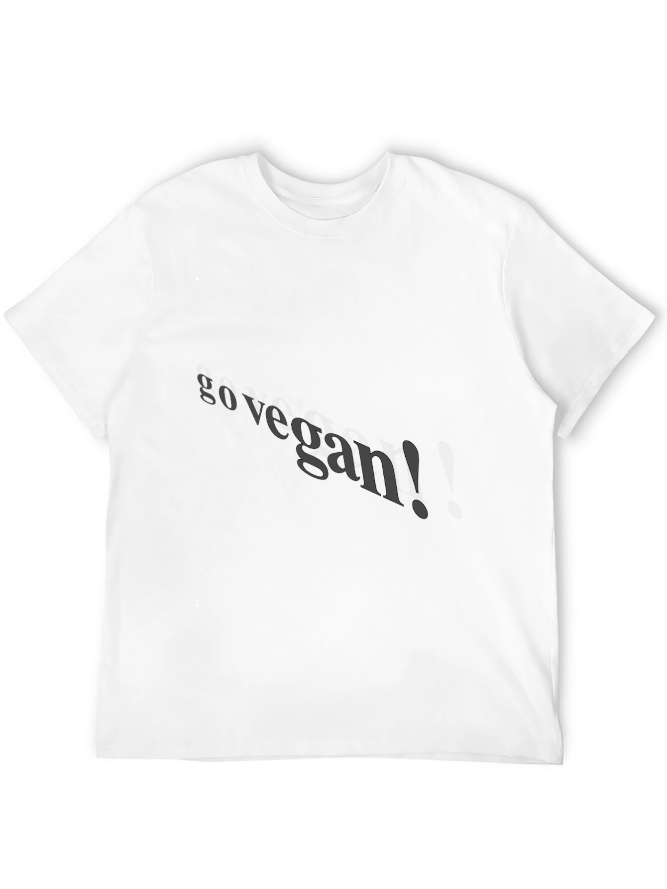 Go Vegan Black T-Shirt: Ethical & Stylish