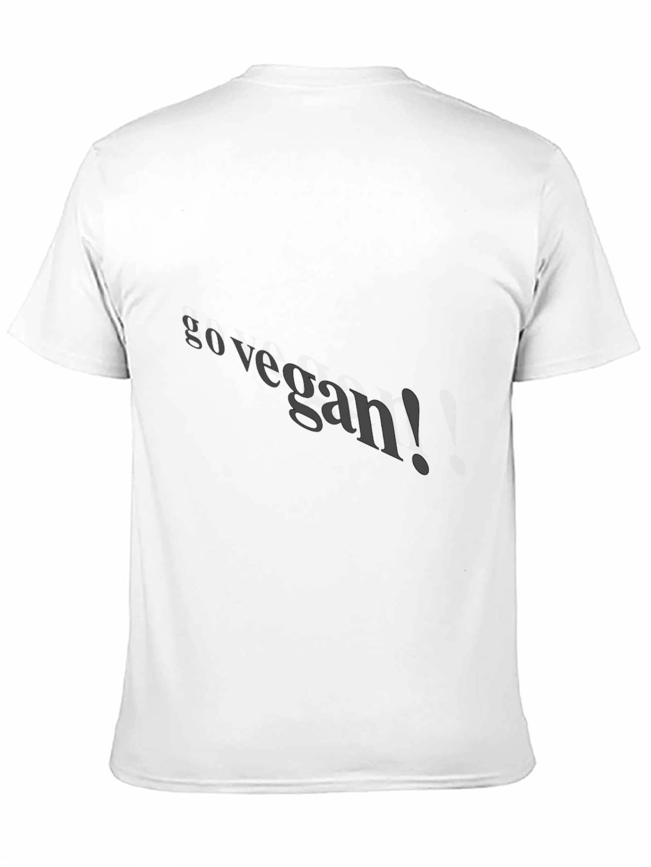 Go Vegan Black T-Shirt: Ethical & Stylish