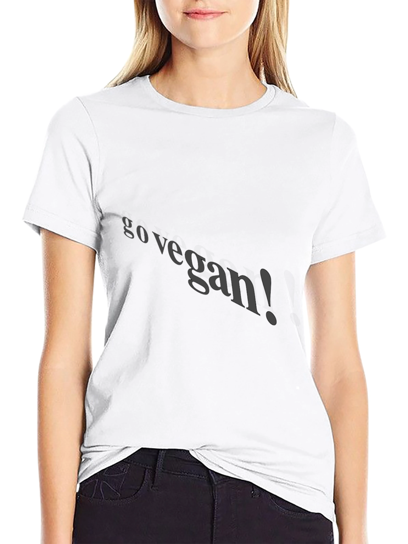 Go Vegan Black T-Shirt: Ethical & Stylish