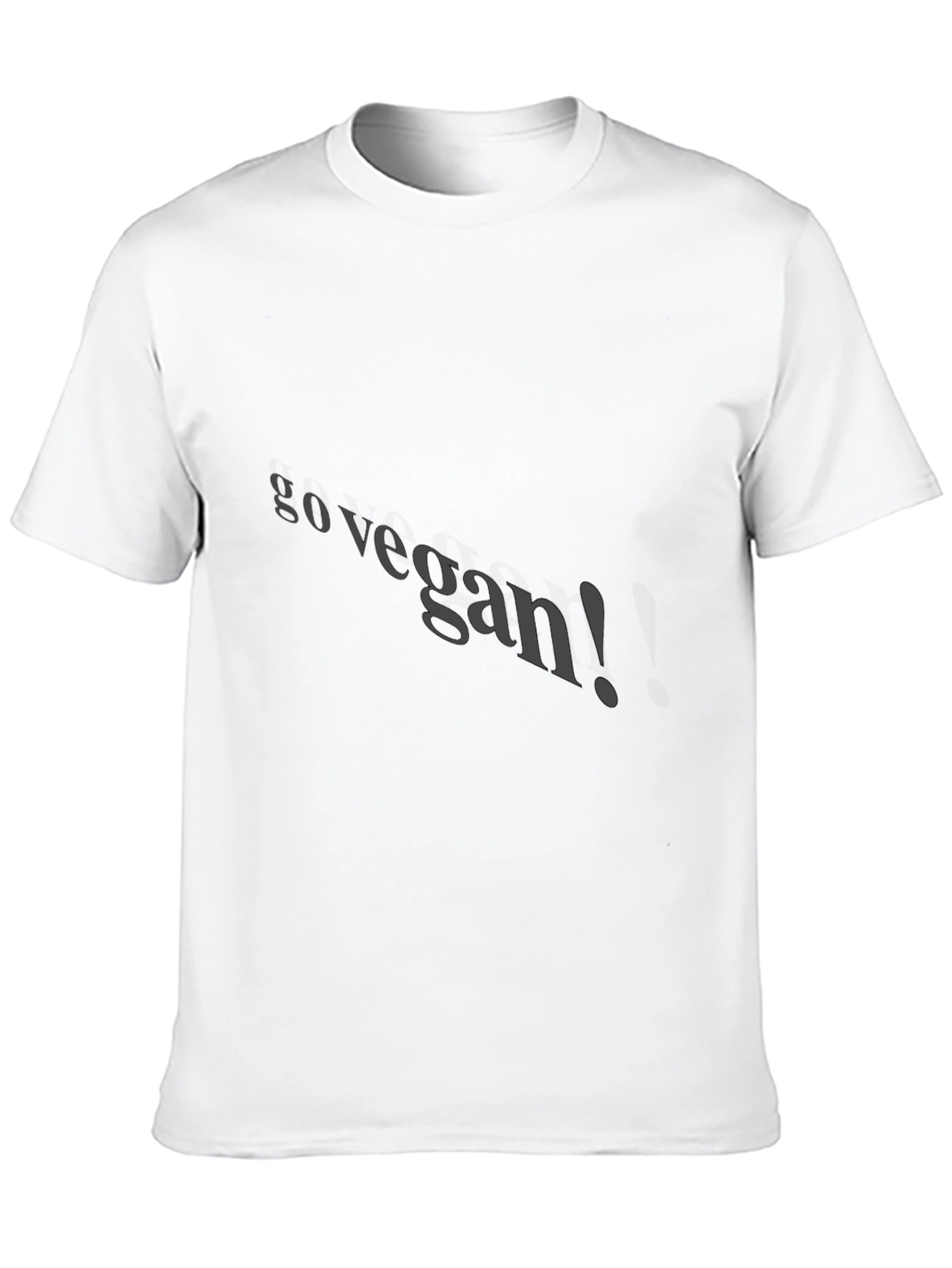 Go Vegan Black T-Shirt: Ethical & Stylish