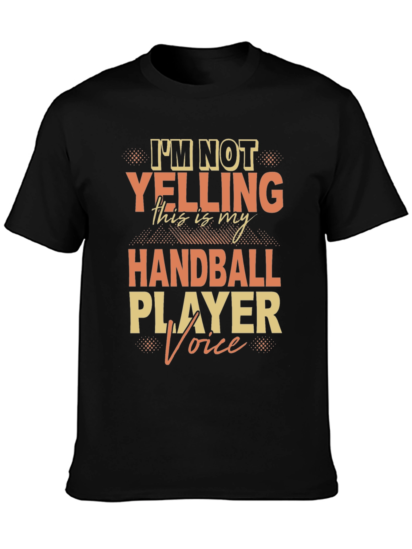 Funny Handball Player Voice T-Shirt