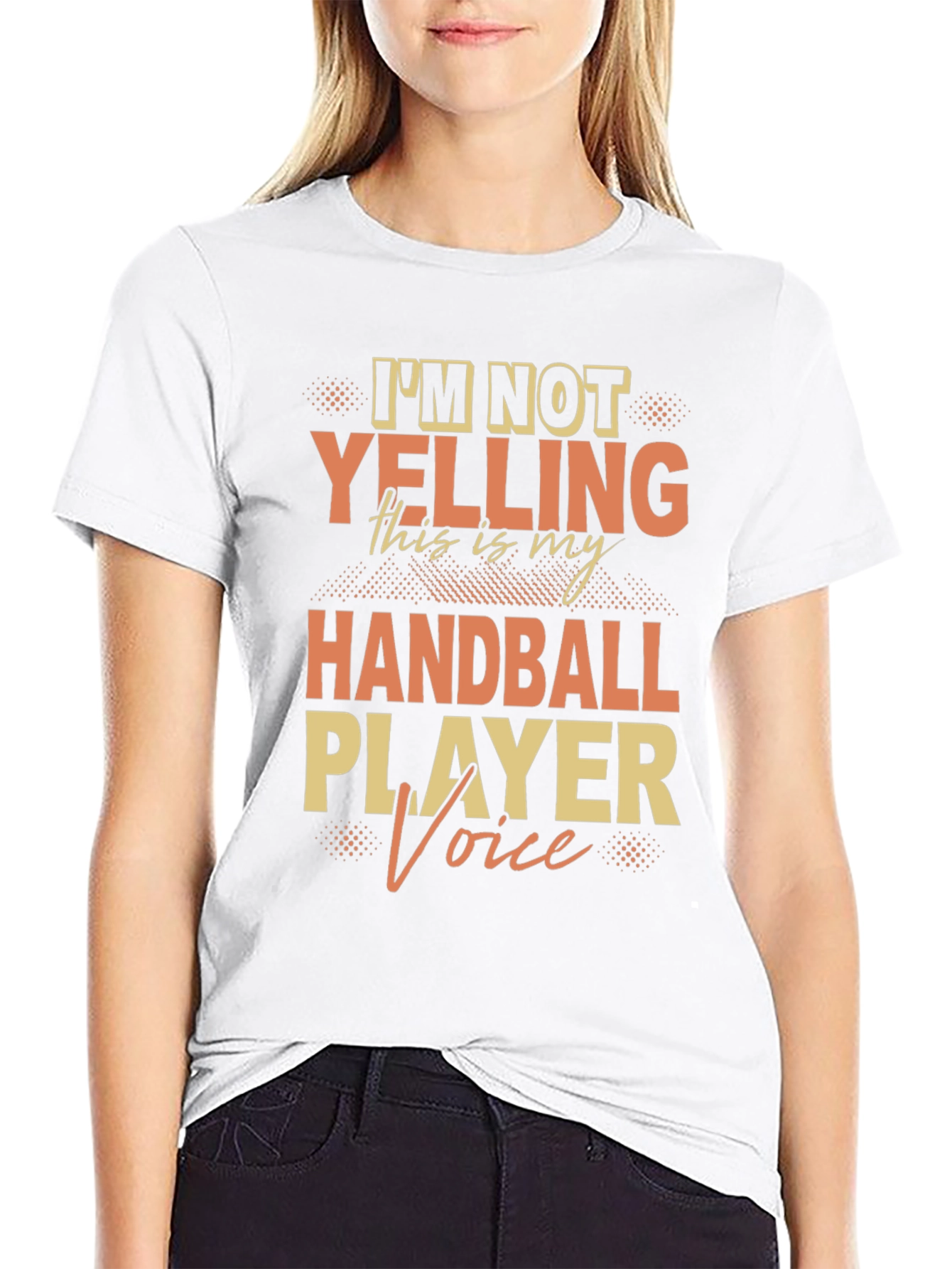 Funny Handball Player Voice T-Shirt