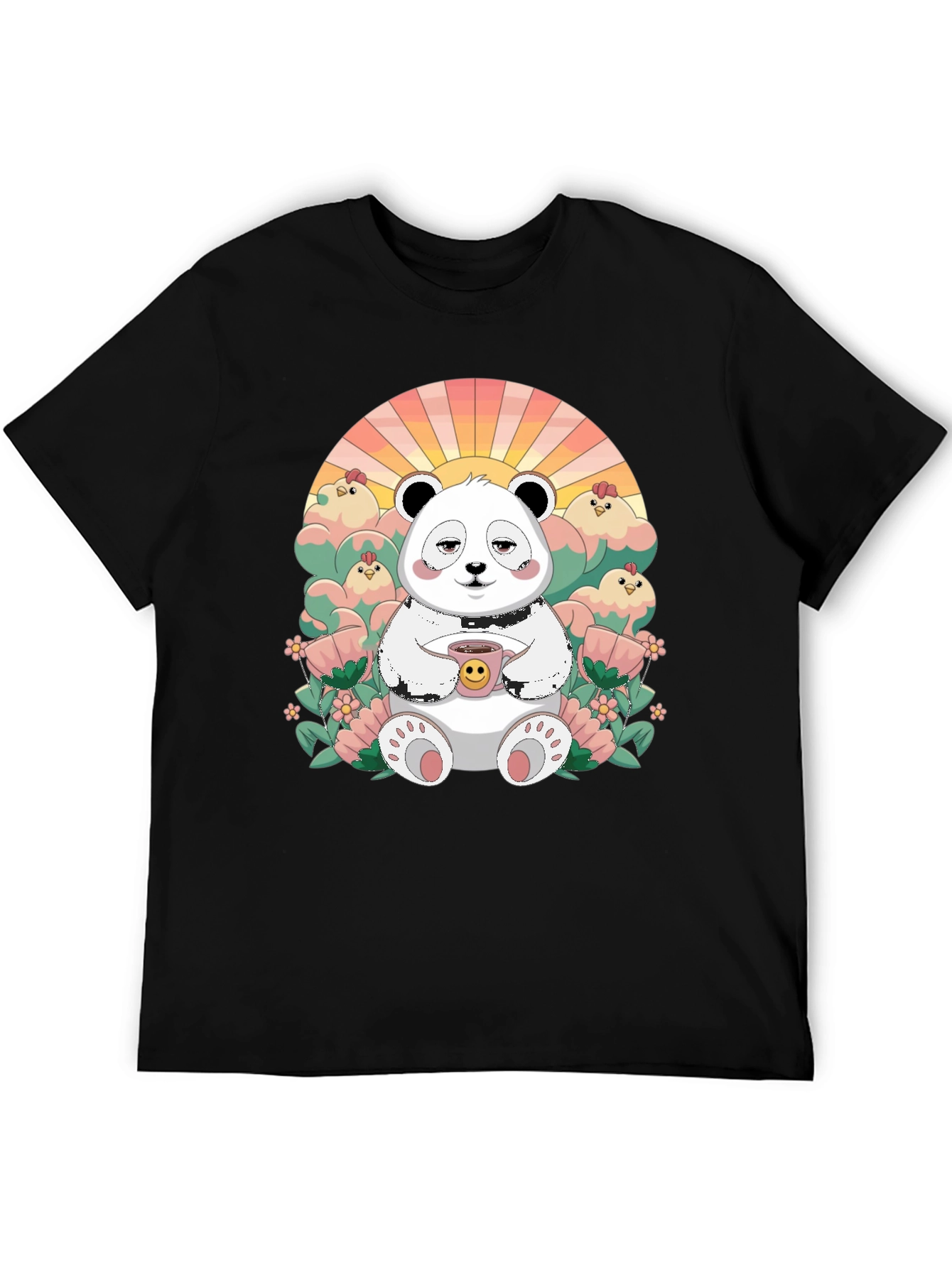 Cute Panda T-Shirt - Relaxed Graphic Tee